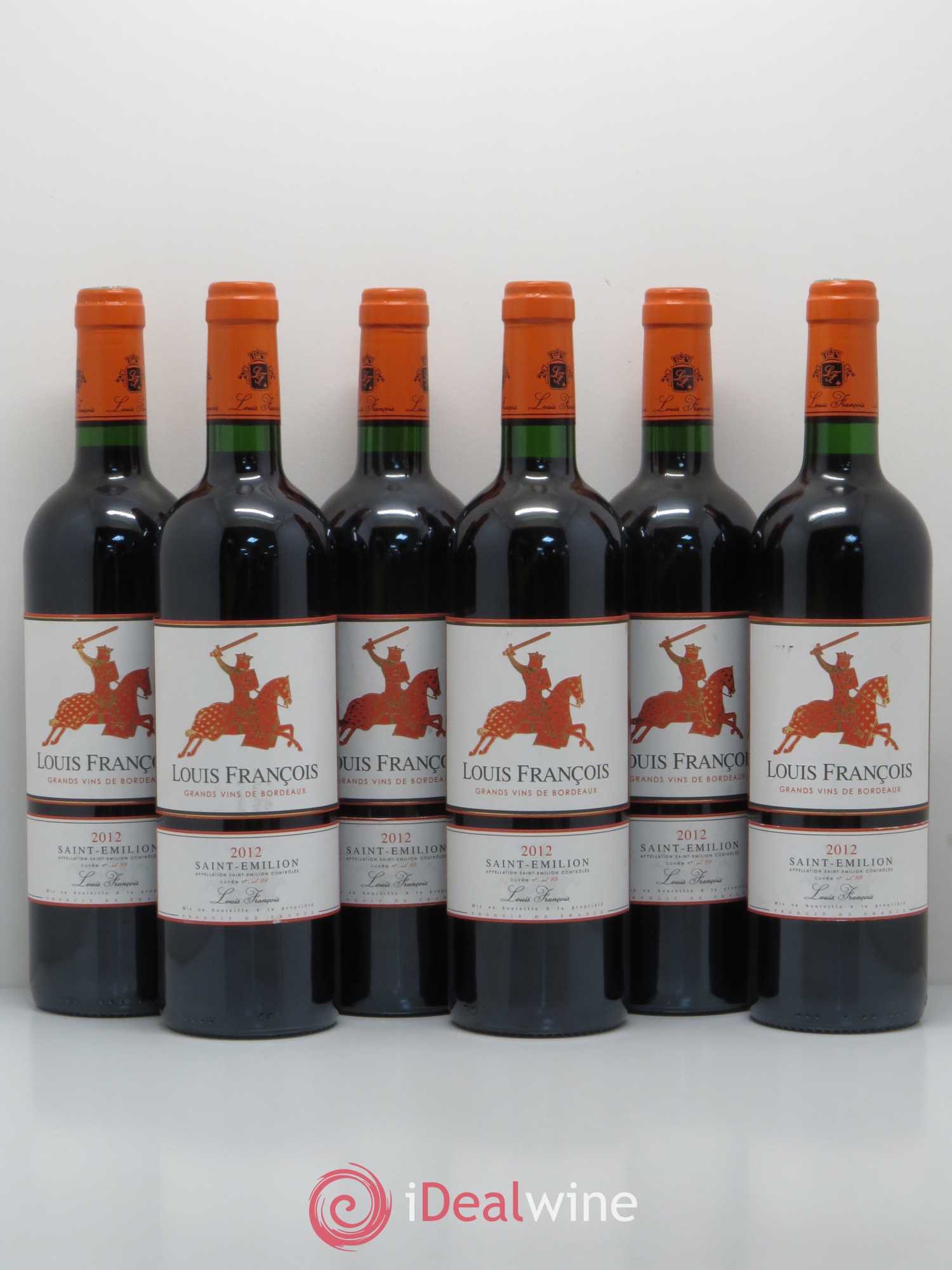 Saint-Émilion Domaine Louis François (sans prix de réserve) 2012 - Posten von 6 Flaschen - 0
