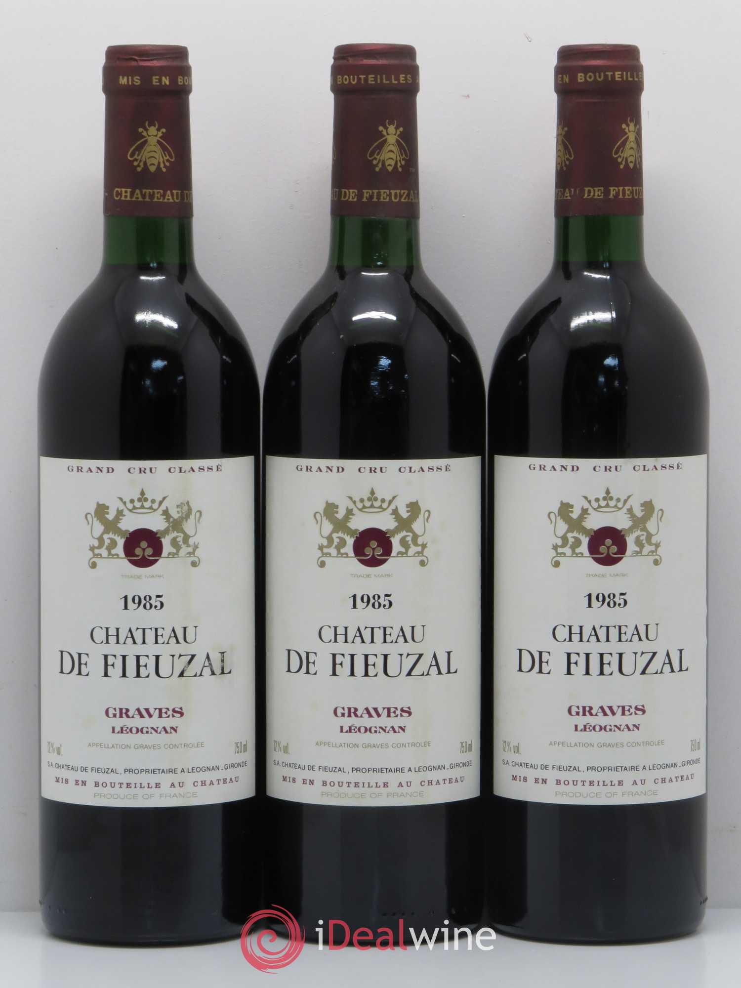 Château de Fieuzal Cru Classé de Graves 1985 - Lot de 6 bouteilles - 2