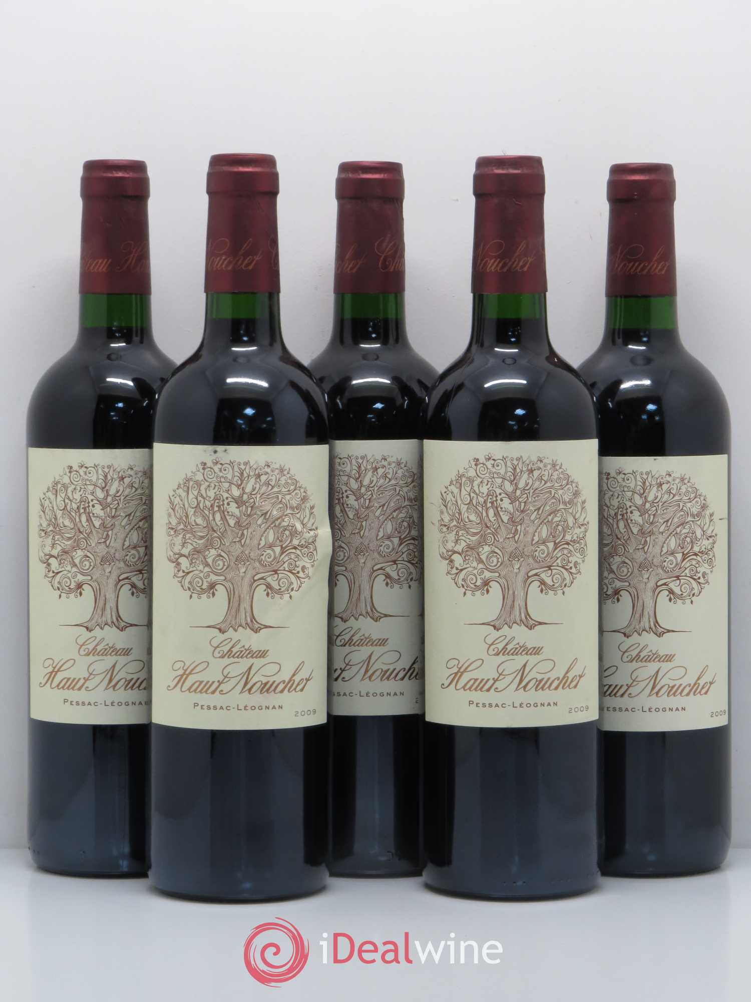 Pessac-Léognan Château Haut Nouchet 2009 - Posten von 5 Flaschen - 0