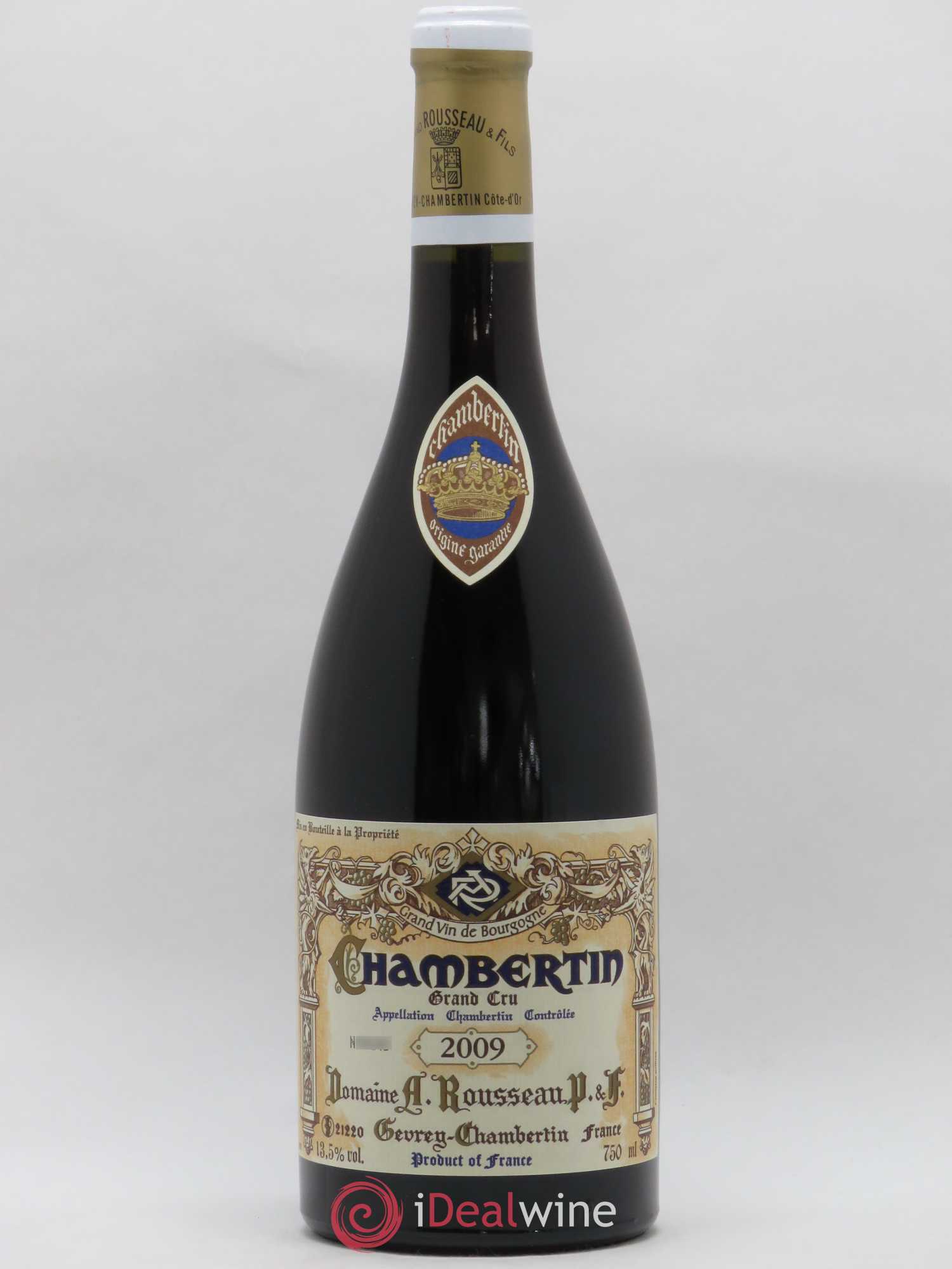 Chambertin Grand Cru Armand Rousseau (Domaine) 2009 - Lot de 1 bouteille - 0