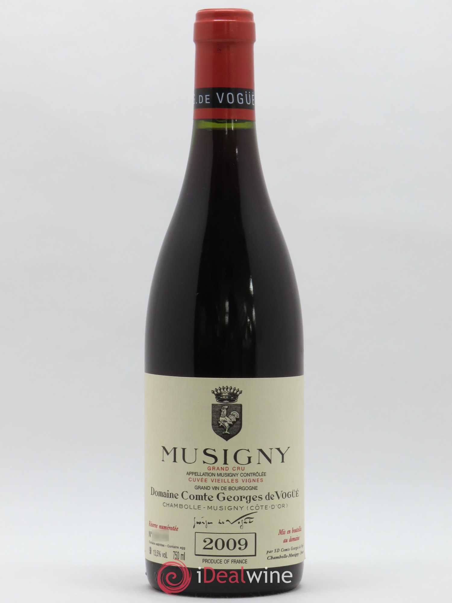 Musigny Grand Cru Cuvée Vieilles Vignes Comte Georges de Vogüé 2009 - Lot de 1 bouteille - 0