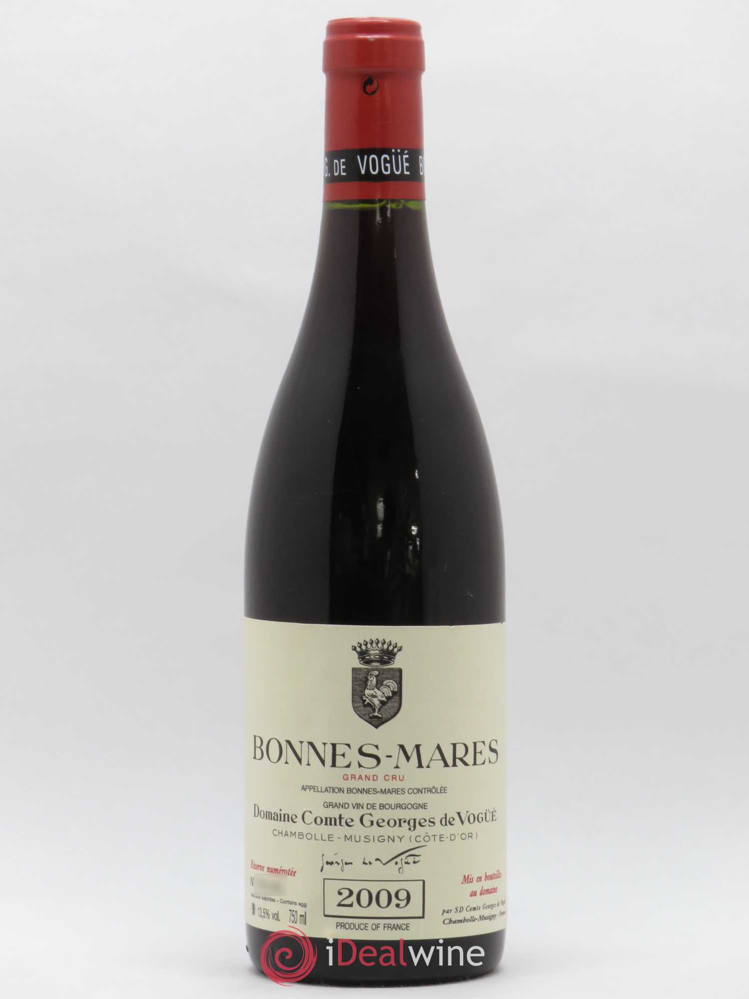 Bonnes-Mares Grand Cru Comte Georges de Vogüé 2009 - Lot de 1 bouteille - 0