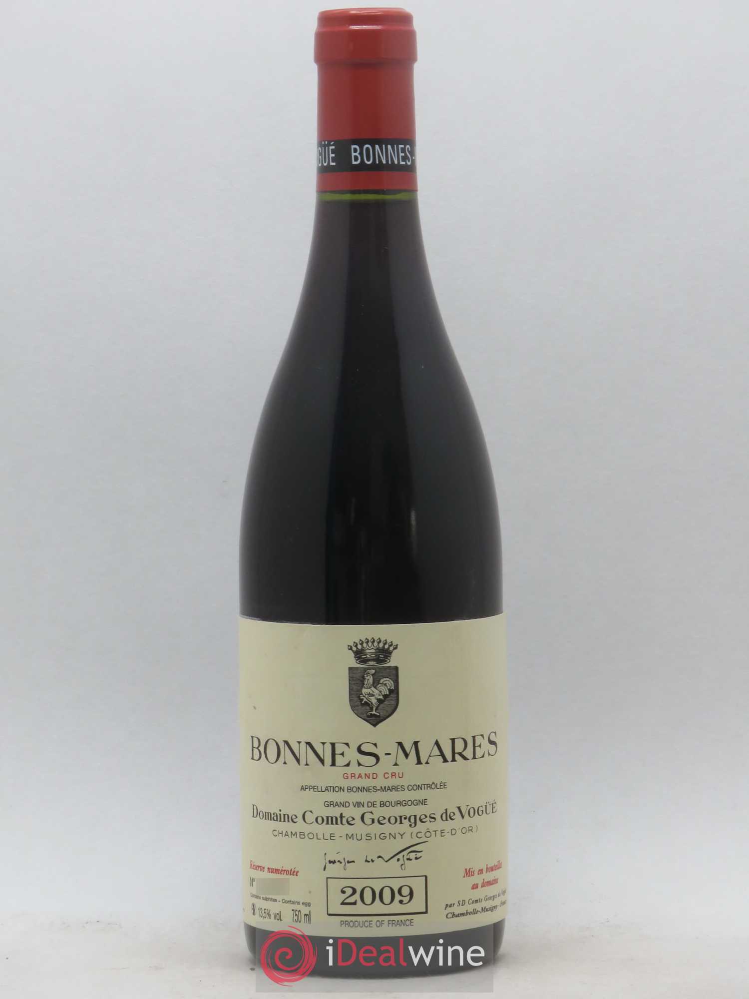 Bonnes-Mares Grand Cru Comte Georges de Vogüé 2009 - Lot de 1 bouteille - 0