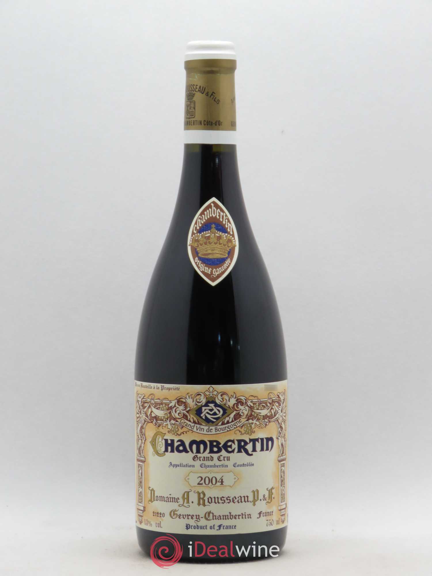 Chambertin Grand Cru Armand Rousseau (Domaine) 2004 - Lot de 1 bouteille - 0