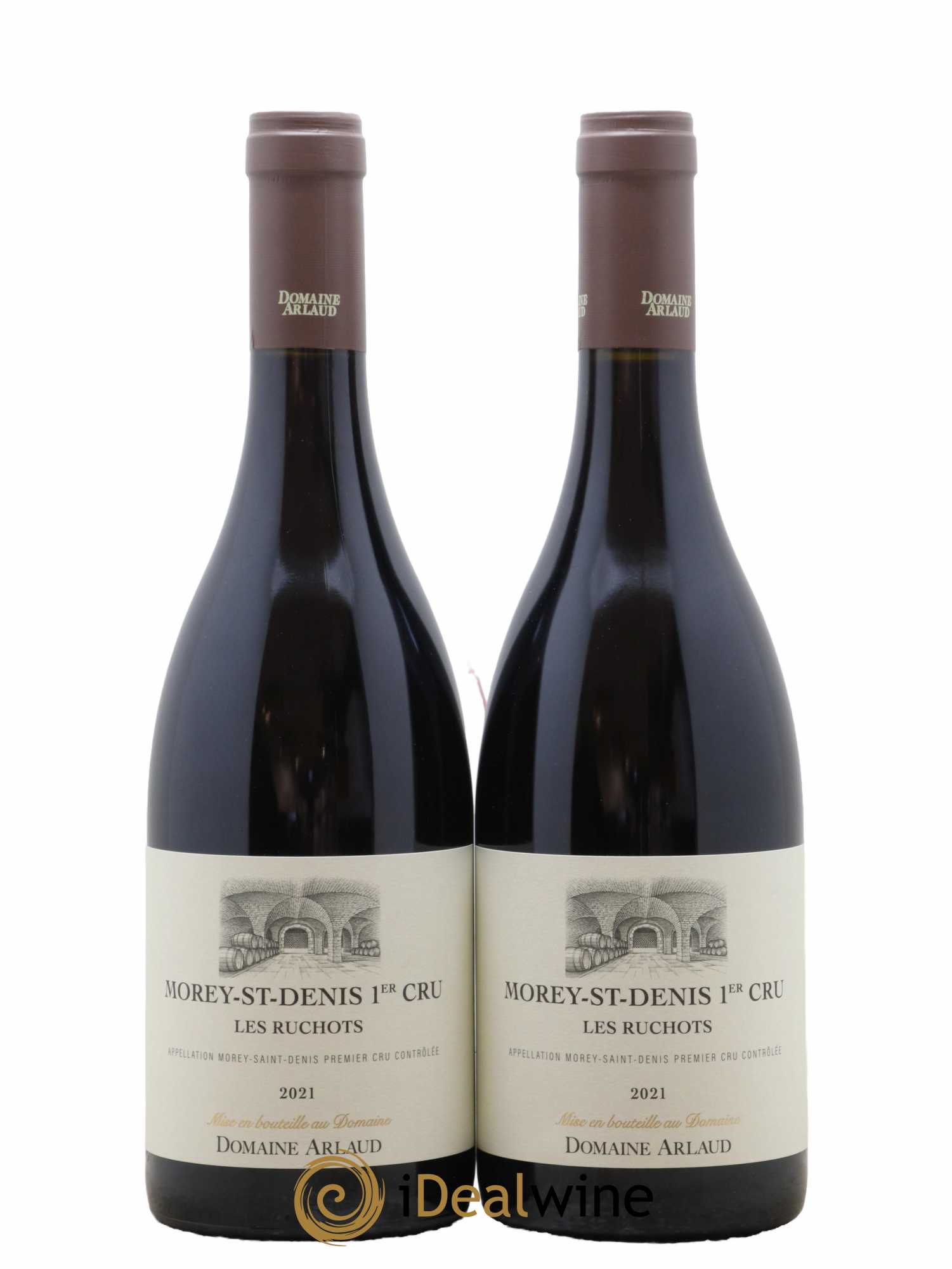 Morey-Saint-Denis 1er Cru Les Ruchots Arlaud 2021 - Lot de 2 bouteilles - 0