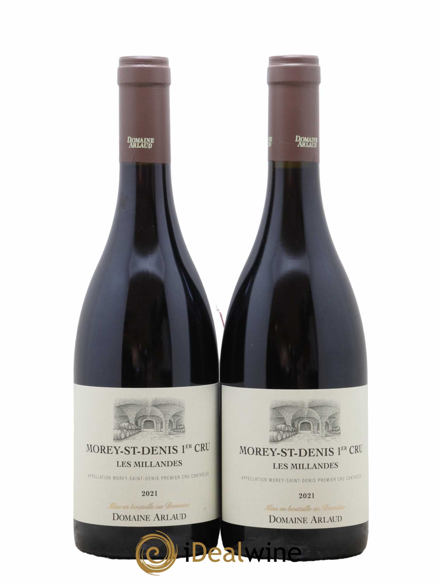 Morey-Saint-Denis 1er Cru Les Millandes Arlaud 2021 - Lot de 2 bouteilles - 0