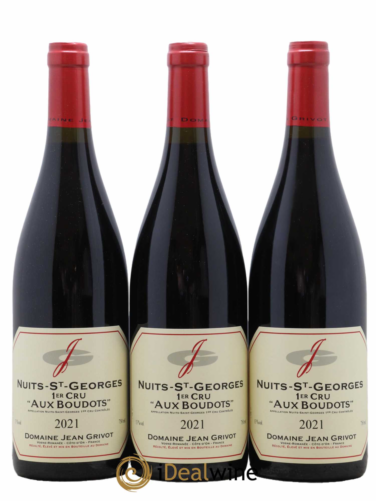 Nuits-Saint-Georges 1er Cru Aux Boudots Jean Grivot 2021 - Posten von 3 Flaschen - 0