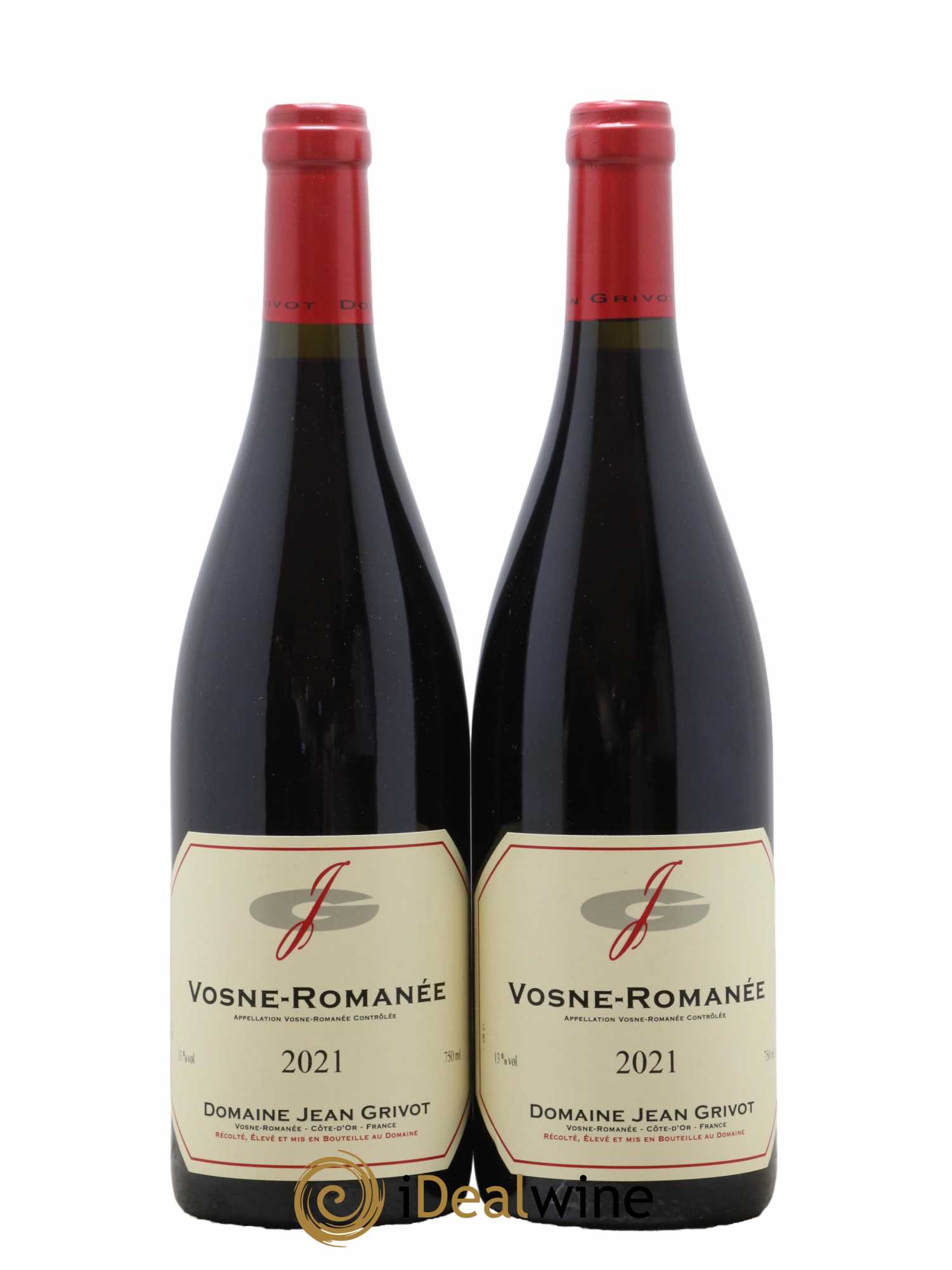 Vosne-Romanée Jean Grivot 2021 - Lot de 2 bouteilles - 0