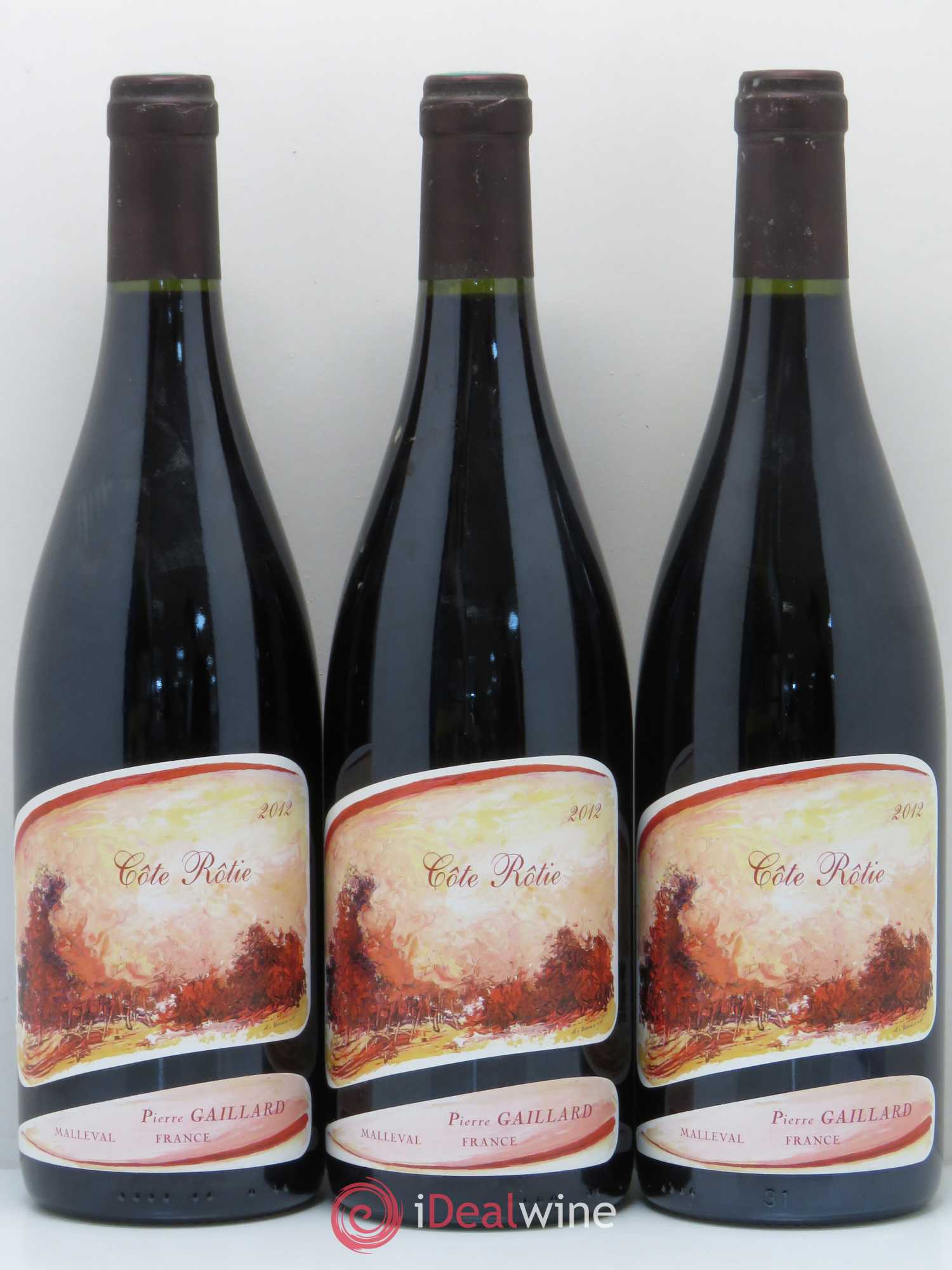 Côte-Rôtie Pierre Gaillard 2012 - Lot de 3 bouteilles - 0