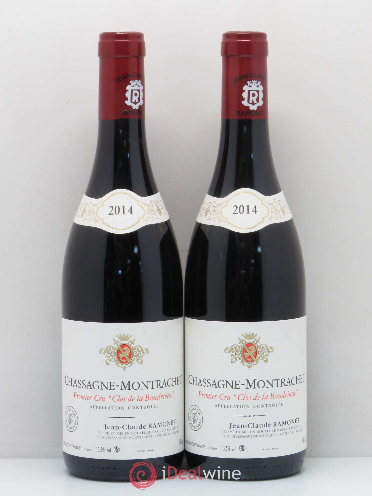Chassagne-Montrachet 1er Cru Clos de la Boudriotte Ramonet (Domaine) 2014 - Lot de 2 bouteilles - 0