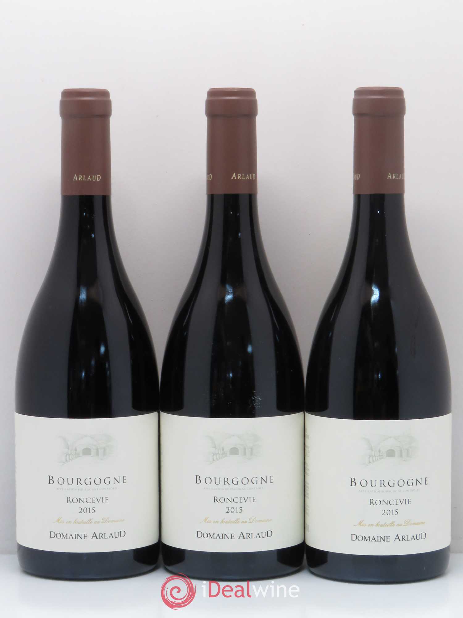 Bourgogne Roncevie Arlaud 2015 - Lot de 3 bouteilles - 0