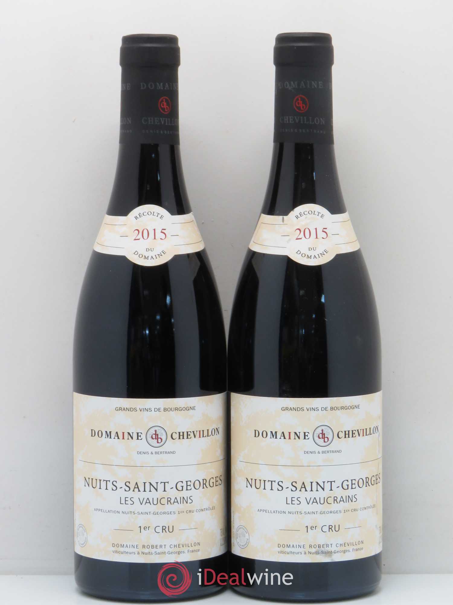 Nuits-Saint-Georges 1er Cru Les Vaucrains Robert Chevillon 2015 - Lot de 2 bouteilles - 0
