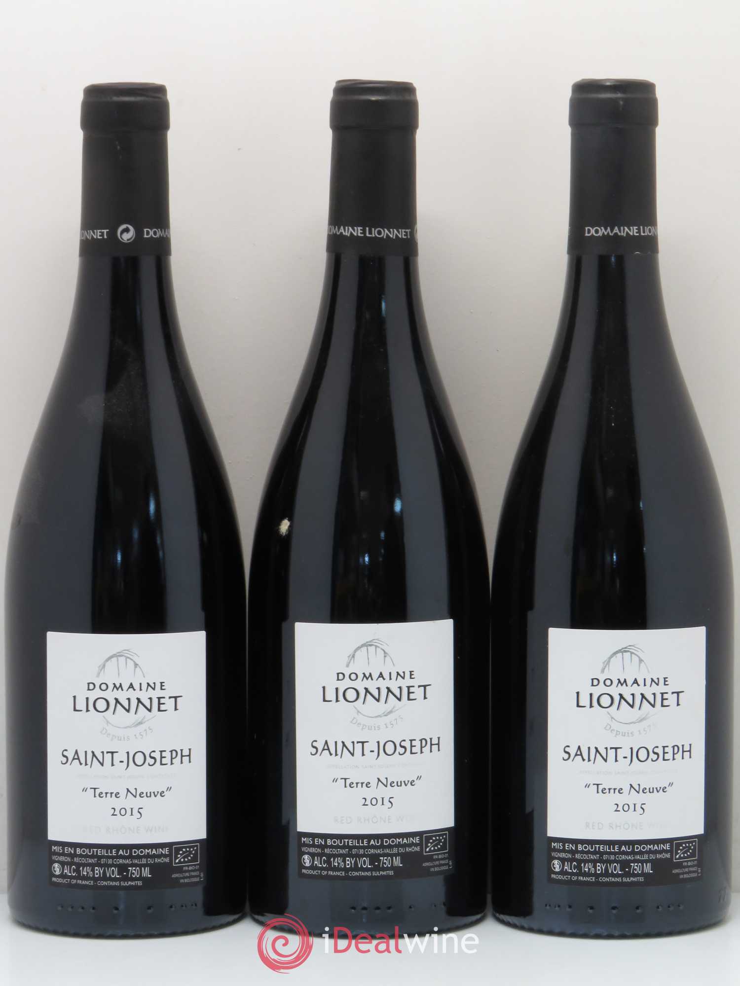 Saint-Joseph Terre Neuve Domaine Lionnet 2015 - Posten von 3 Flaschen - 0