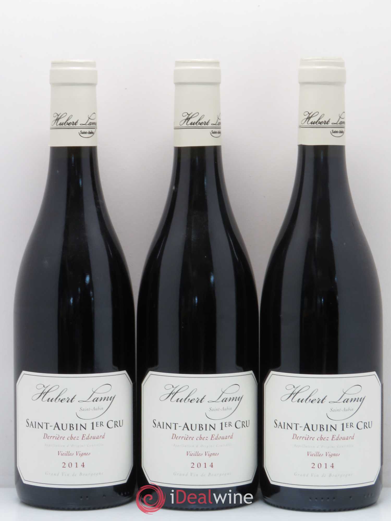 Saint-Aubin 1er Cru Derriere Chez Edouard Vieilles Vignes Domaine Hubert Lamy 2014 - Posten von 3 Flaschen - 0