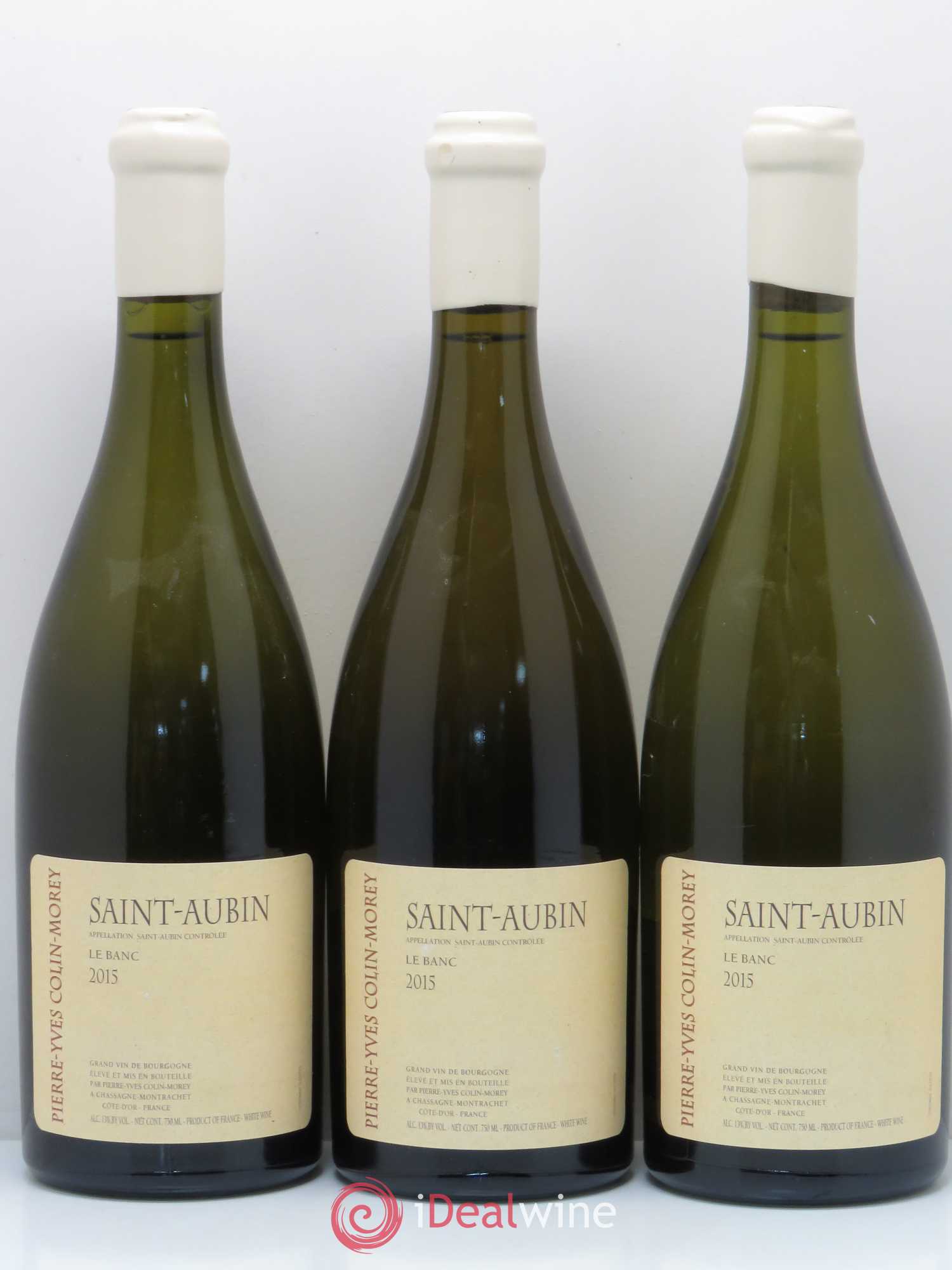 Saint-Aubin Le Banc Pierre-Yves Colin Morey 2015 - Posten von 3 Flaschen - 0