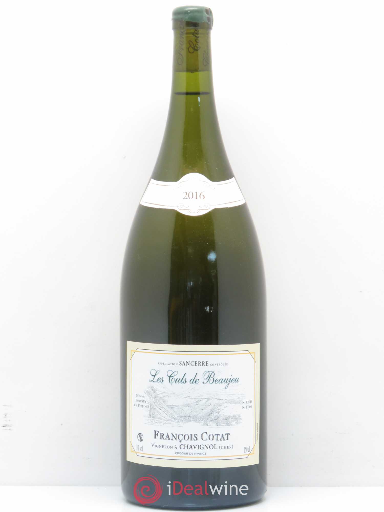Sancerre Les Culs de Beaujeu François Cotat 2016 - Lot de 1 magnum - 0