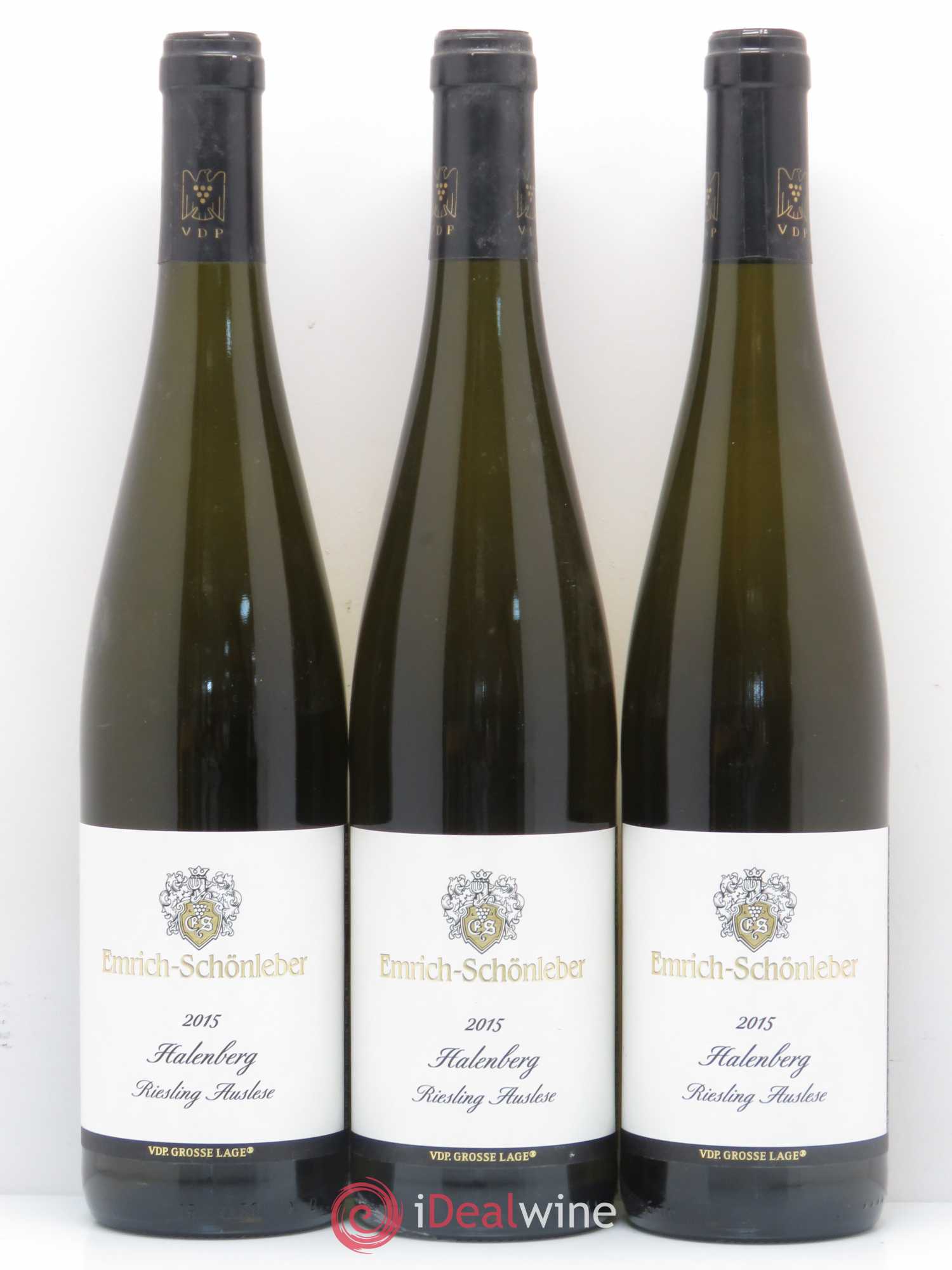 Riesling Emrich Schönleber Monzinger Halenberg Auslese 2015 - Lotto di 3 bottiglie - 0