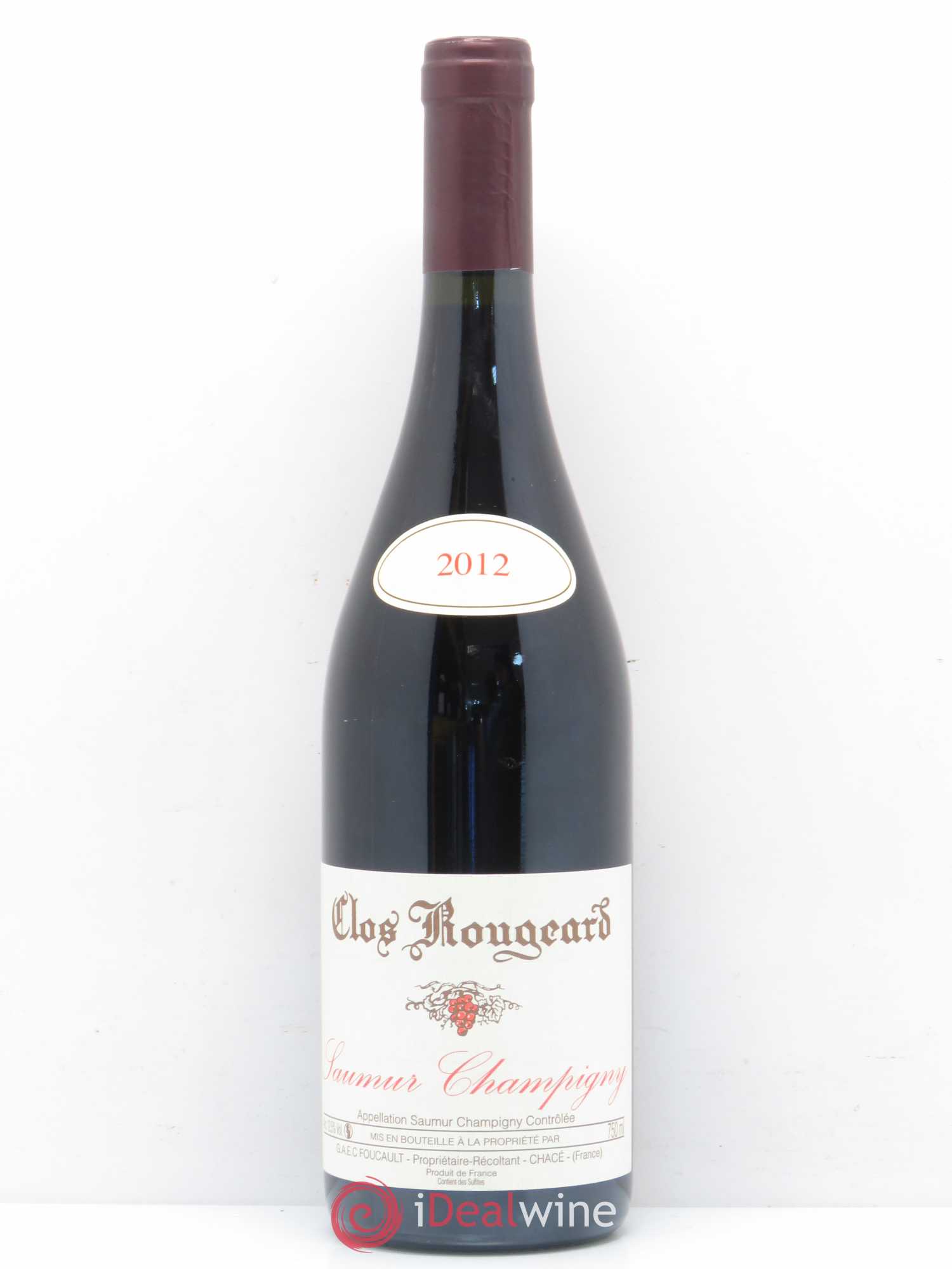 Saumur-Champigny Clos Rougeard 2012 - Lot de 1 bouteille - 0