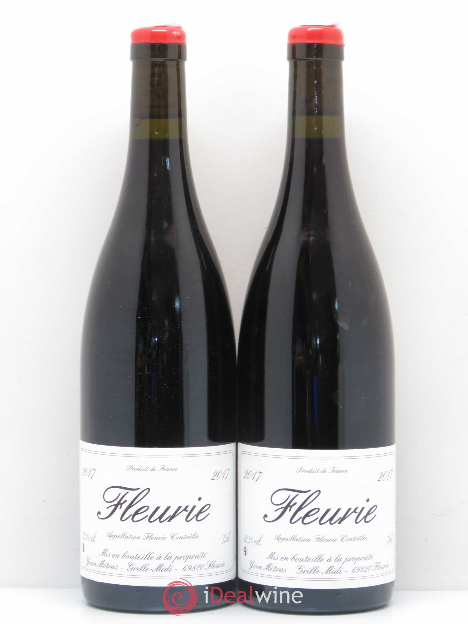 Fleurie Yvon Métras 2017 - Lot de 2 bouteilles - 0