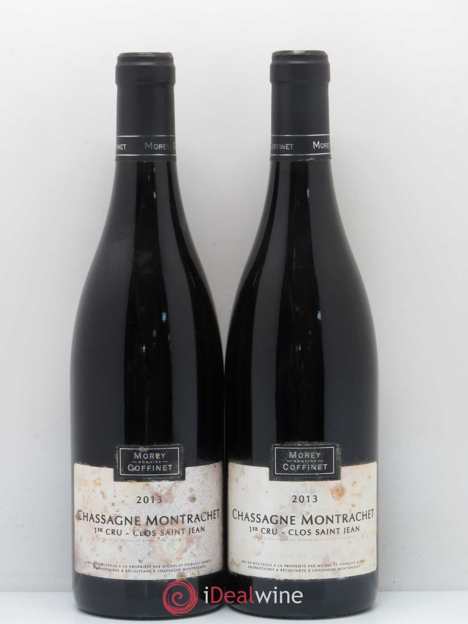 Chassagne-Montrachet 1er Cru Clos Saint Jean Domaine Morey Coffinet 2013 - Posten von 2 Flaschen - 0