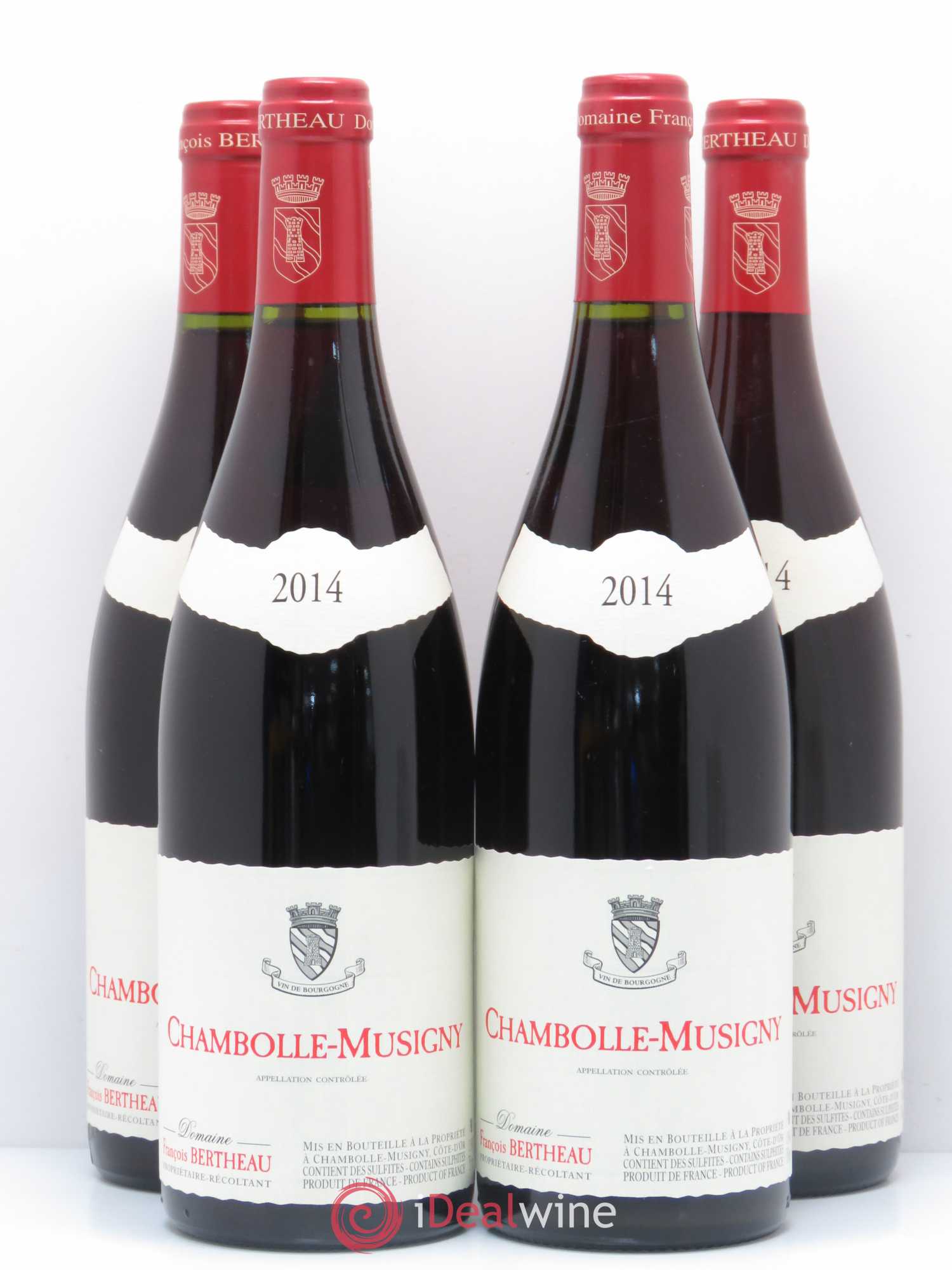 Chambolle-Musigny Domaine Bertheau 2014 - Lot de 4 bouteilles - 0