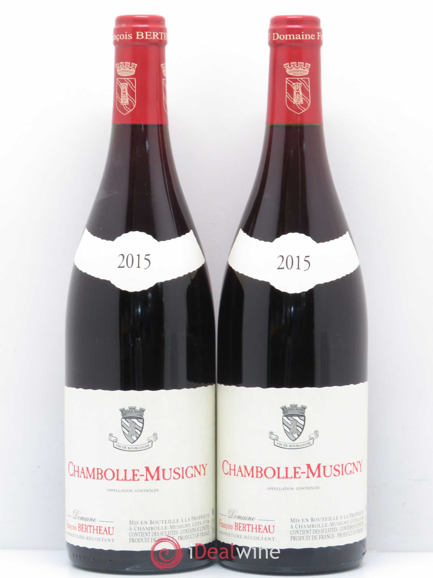 Chambolle-Musigny Domaine Bertheau 2015 - Lot de 2 bouteilles - 0