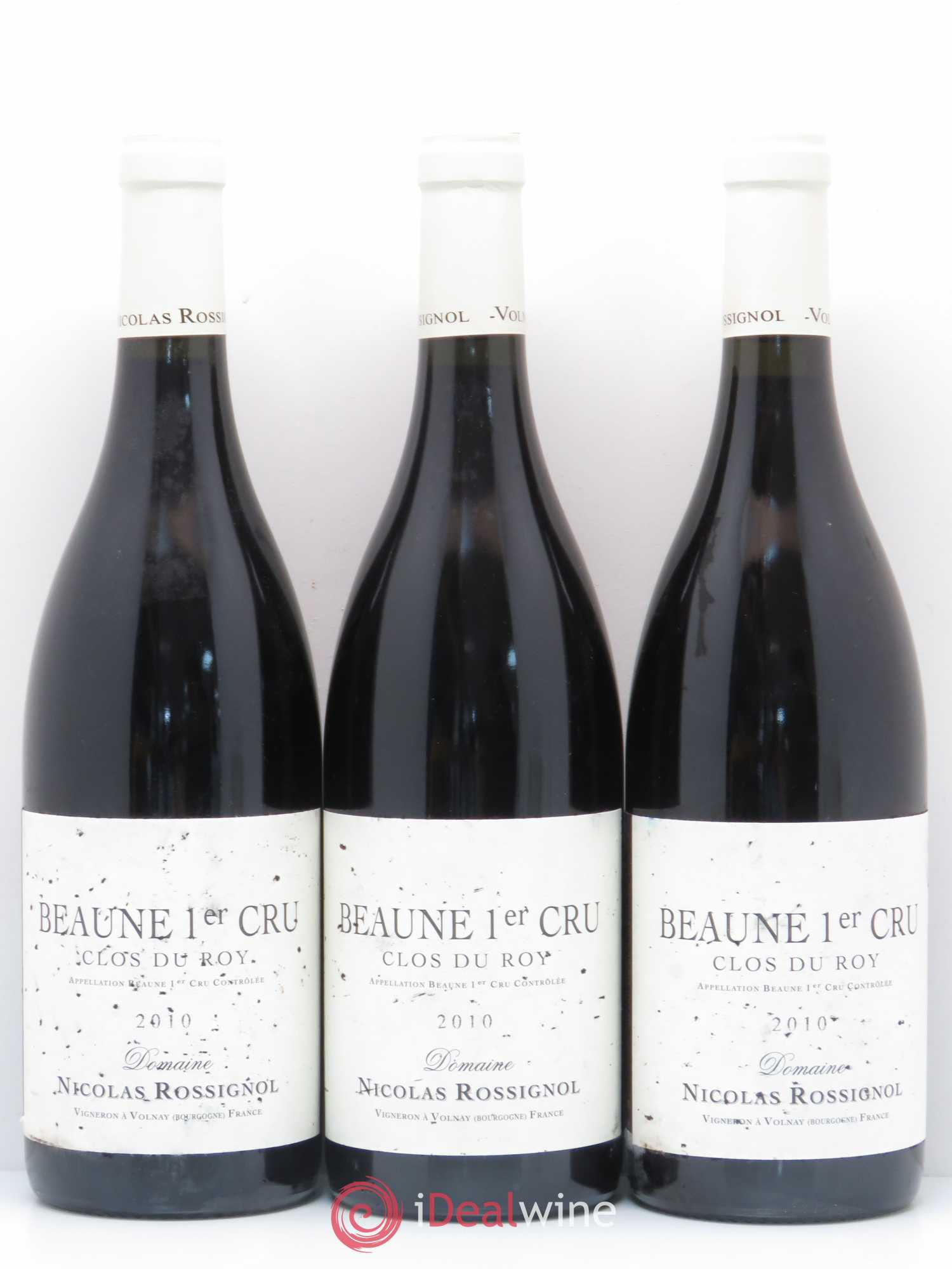 Beaune 1er Cru Clos Du Roi Nicolas Rossignol 2010 - Posten von 3 Flaschen - 0