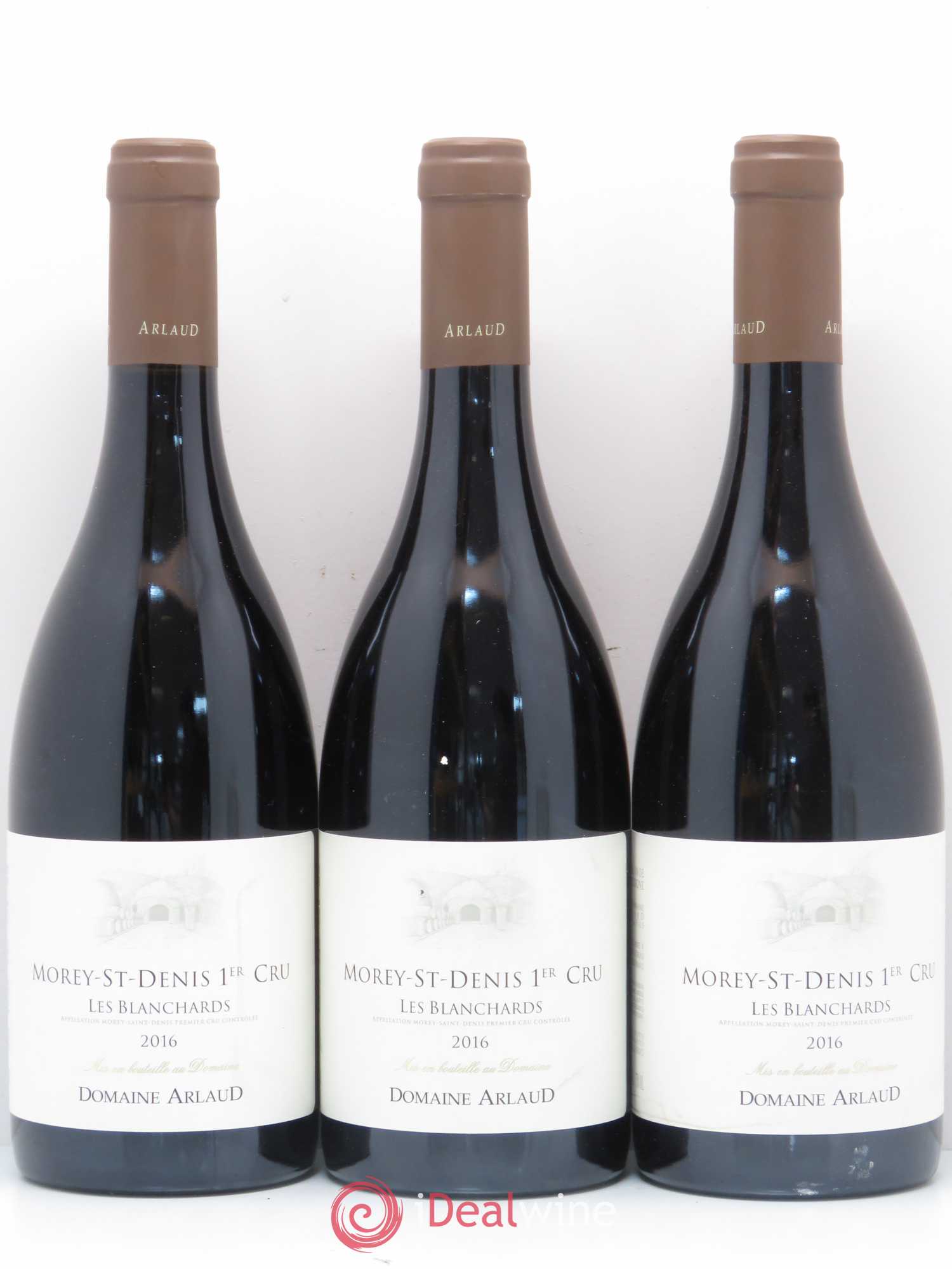 Morey-Saint-Denis 1er Cru Les Blanchards Domaine Arlaud 2016 - Posten von 3 Flaschen - 0
