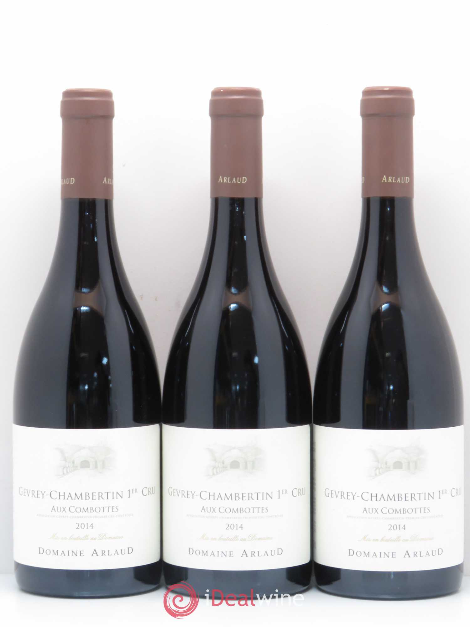 Gevrey-Chambertin 1er Cru Aux Combottes Arlaud 2014 - Lot de 3 bouteilles - 0