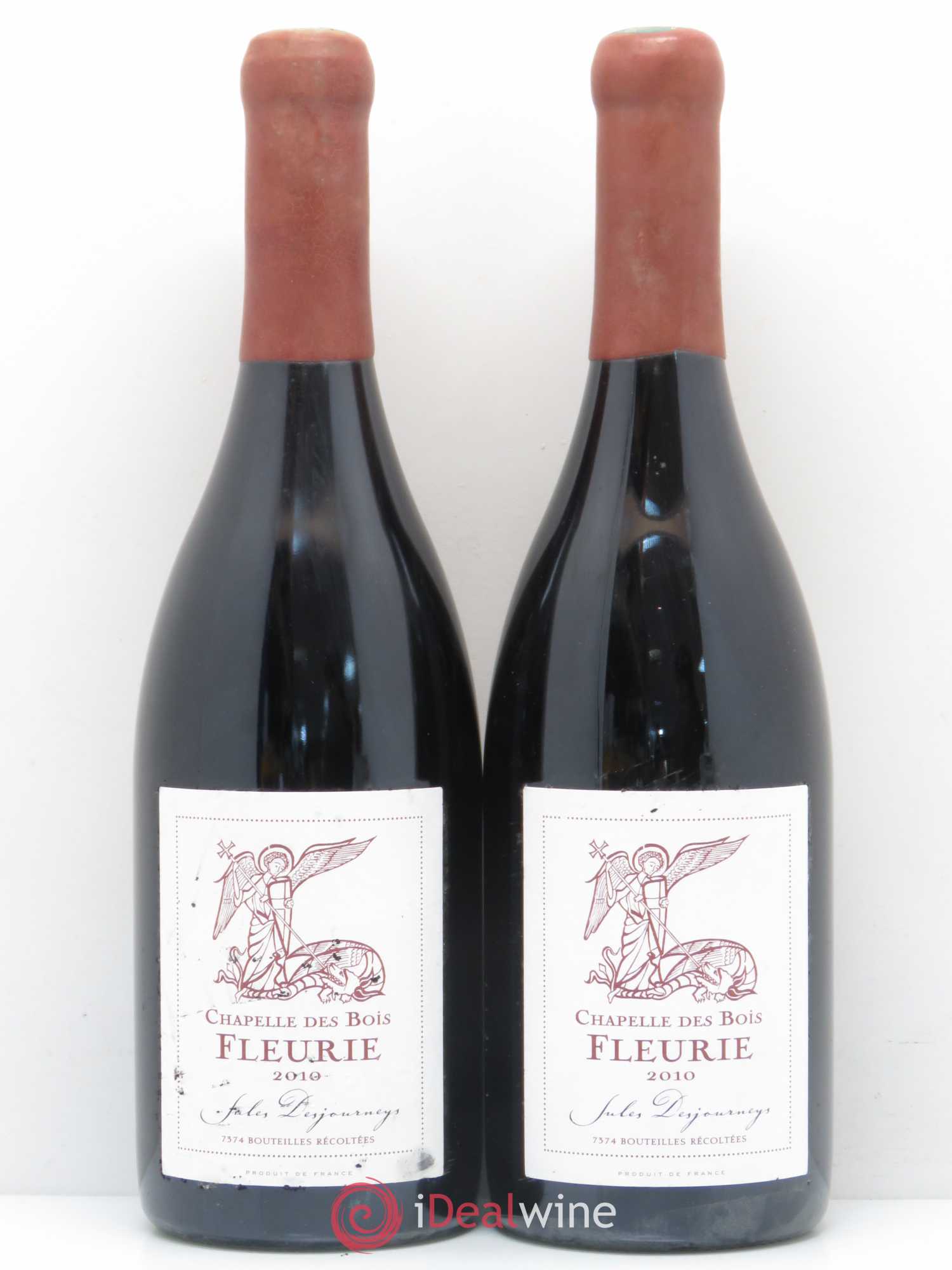 Beaujolais Fleurie La Chapelle des Bois Domaine Jules Desjourneys 2010 - Posten von 2 Flaschen - 0