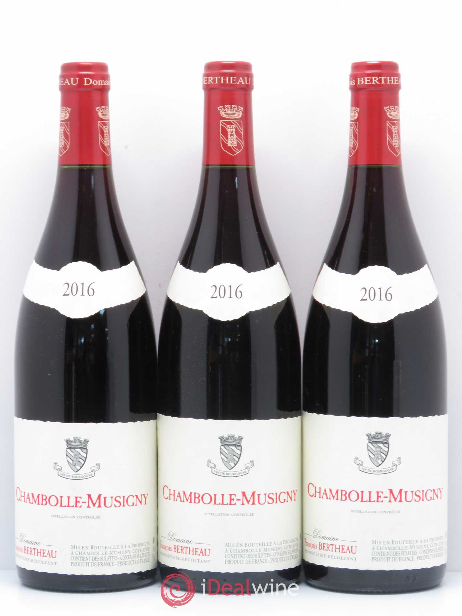 Chambolle-Musigny Village Domaine Bertheau 2016 - Posten von 3 Flaschen - 0