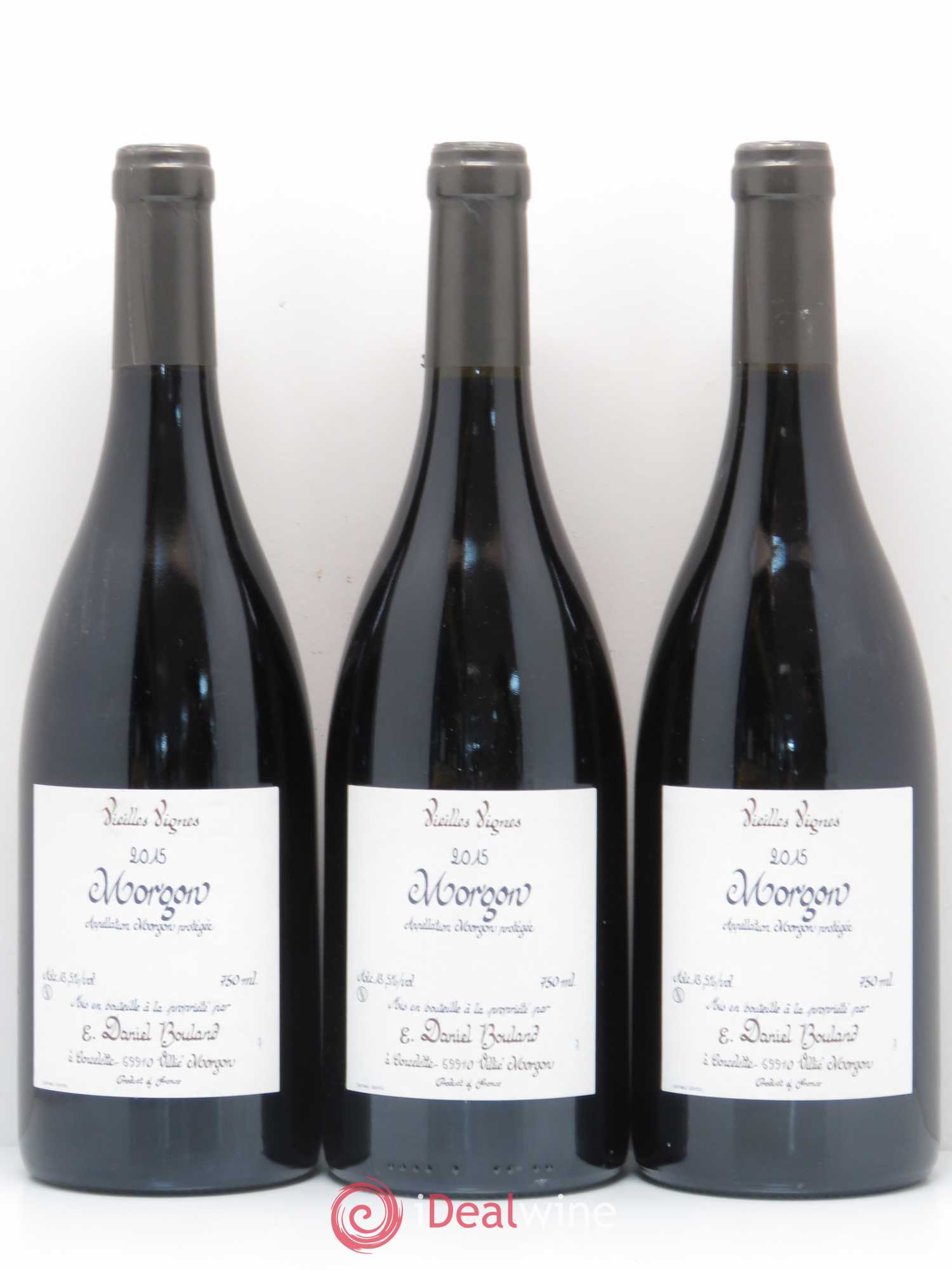 Morgon Vieilles Vignes Daniel Bouland 2015 - Posten von 6 Flaschen - 1