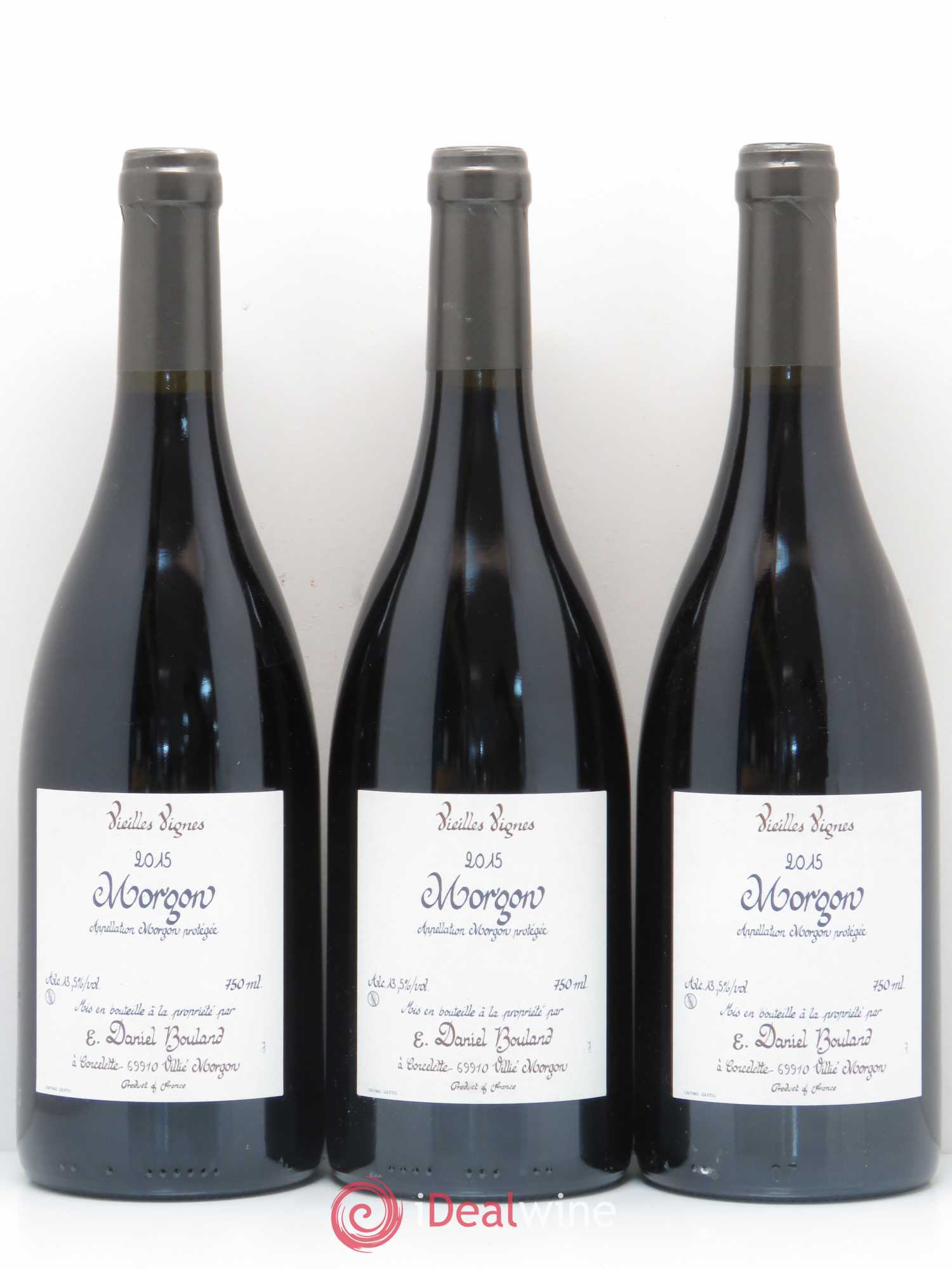 Morgon Vieilles Vignes Daniel Bouland 2015 - Posten von 6 Flaschen - 2