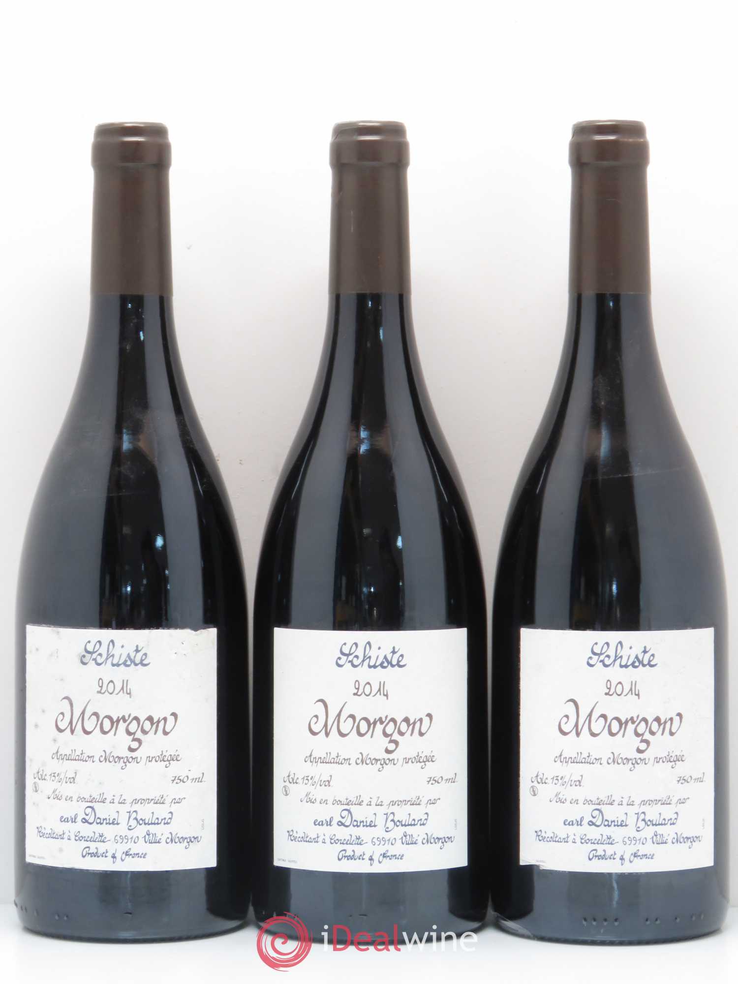 Morgon Schiste Daniel Bouland 2014 - Posten von 5 Flaschen - 1