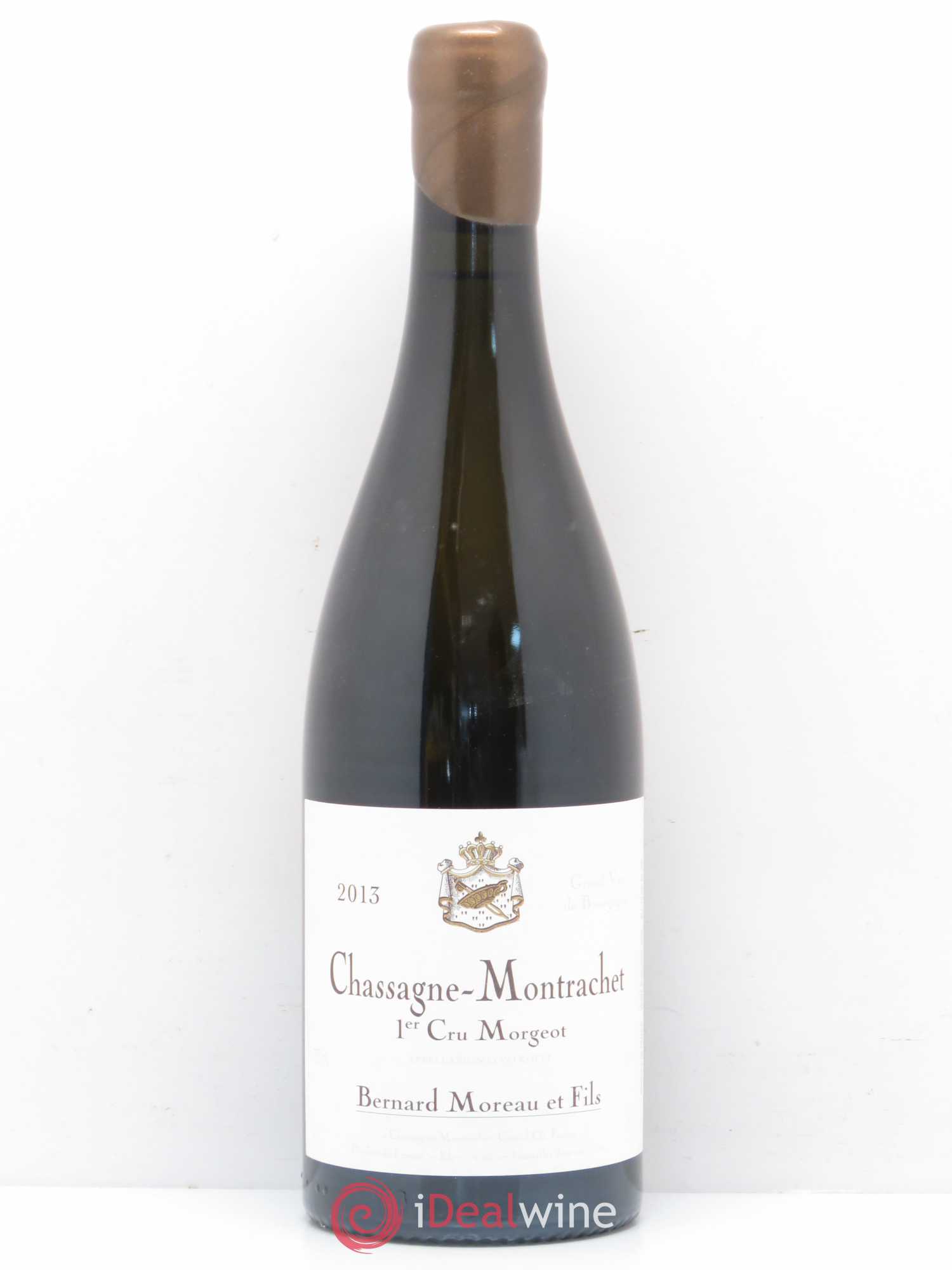 Chassagne-Montrachet 1er Cru Morgeot Domaine Bernard Moreau 2013 - Posten von 1 Flasche - 0