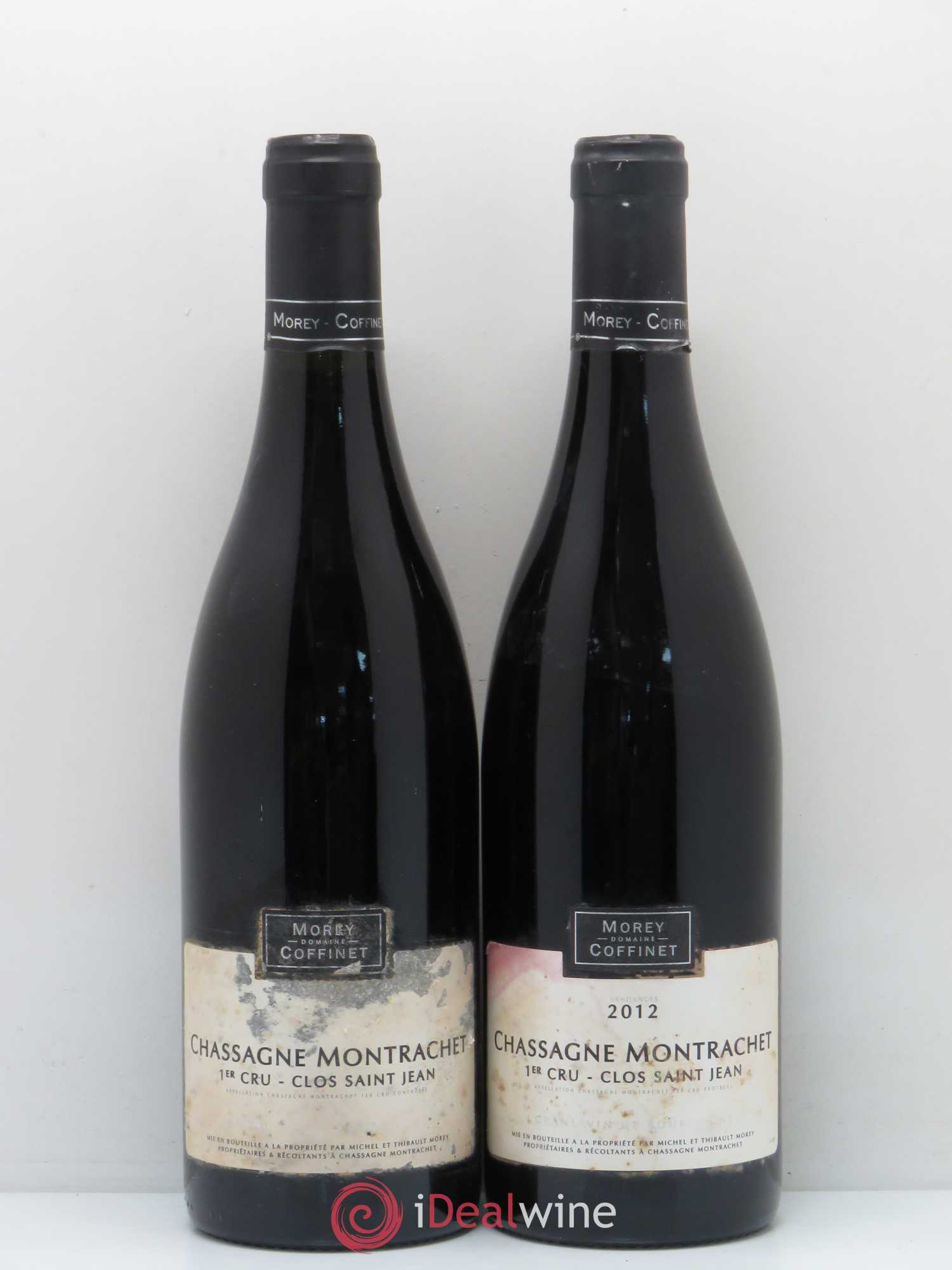 Chassagne-Montrachet 1er Cru Clos Saint Jean Domaine Morey Coffinet 2012 - Posten von 2 Flaschen - 0