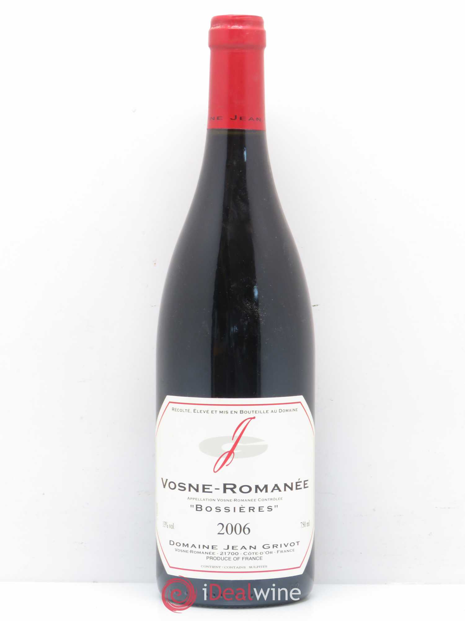 Vosne-Romanée Bossières Jean Grivot 2006 - Lot de 1 bouteille - 0