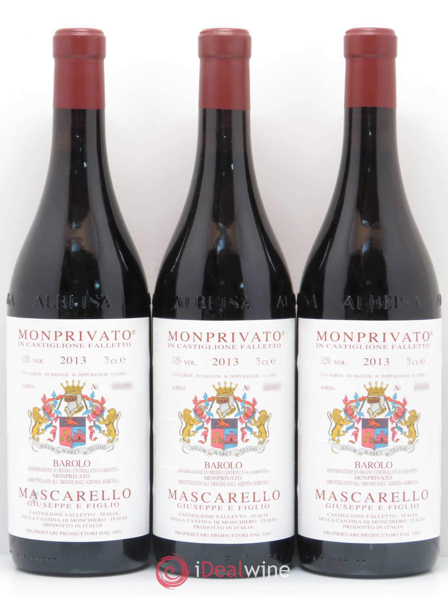 Barolo Monprivato Giuseppe Mascarello e Figlio 2013 - Posten von 3 Flaschen - 0