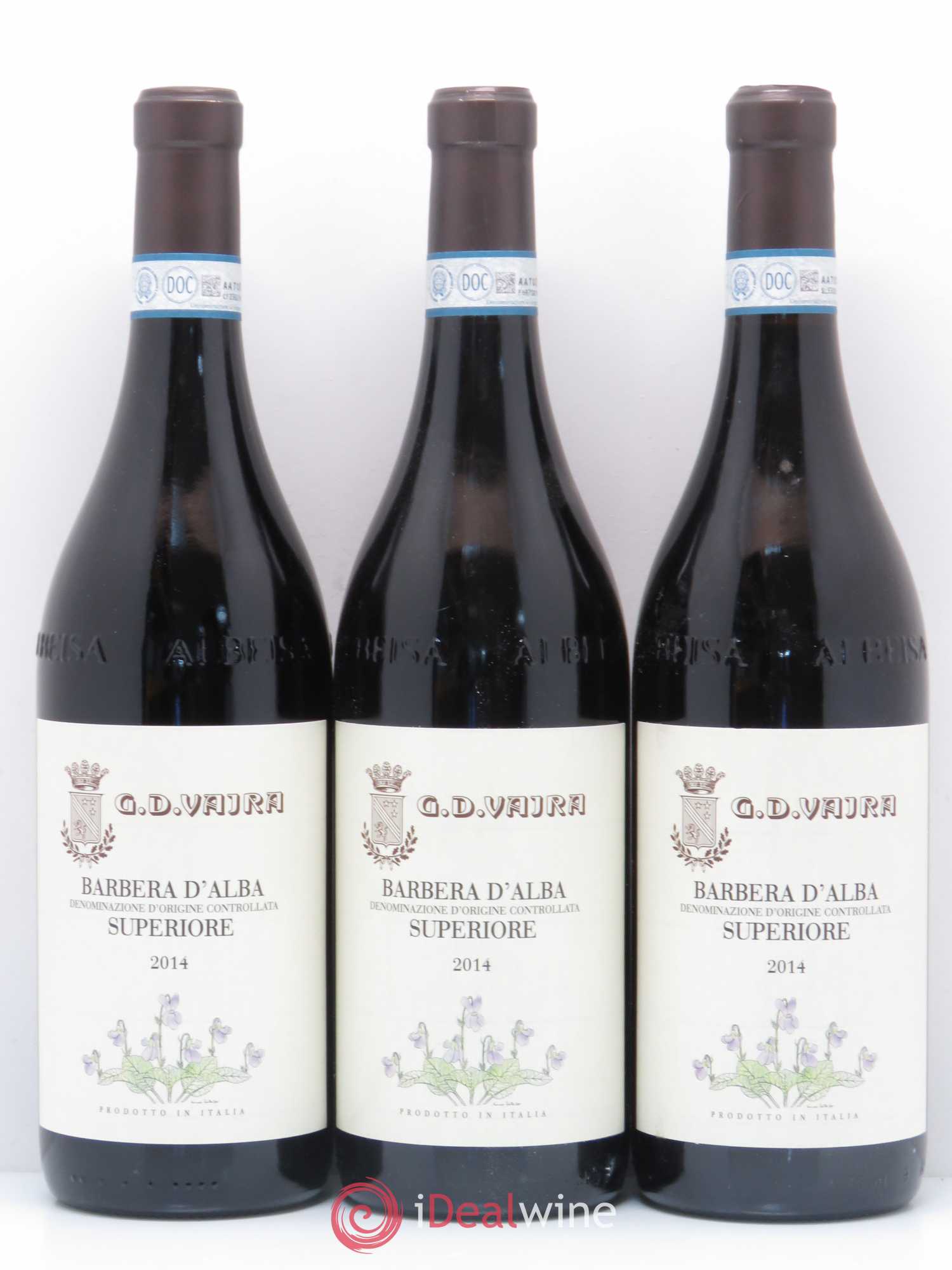 Barbera d'Alba DOC Superiore G.D. Vajra Barbera d'Alba 2014 - Posten von 6 Flaschen - 1