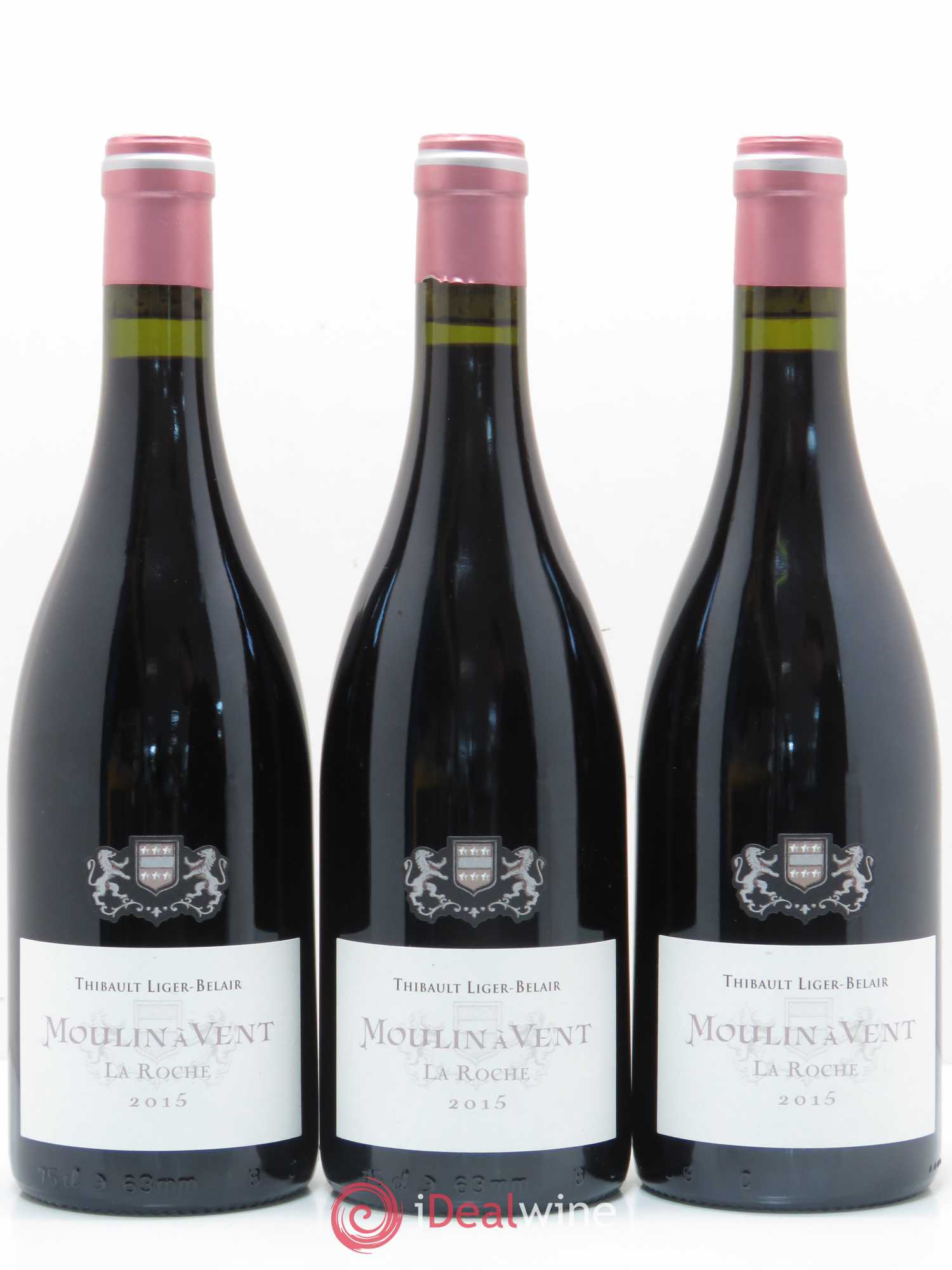 Moulin-à-Vent La Roche Thibault Liger-Belair 2015 - Lot de 3 bouteilles - 0