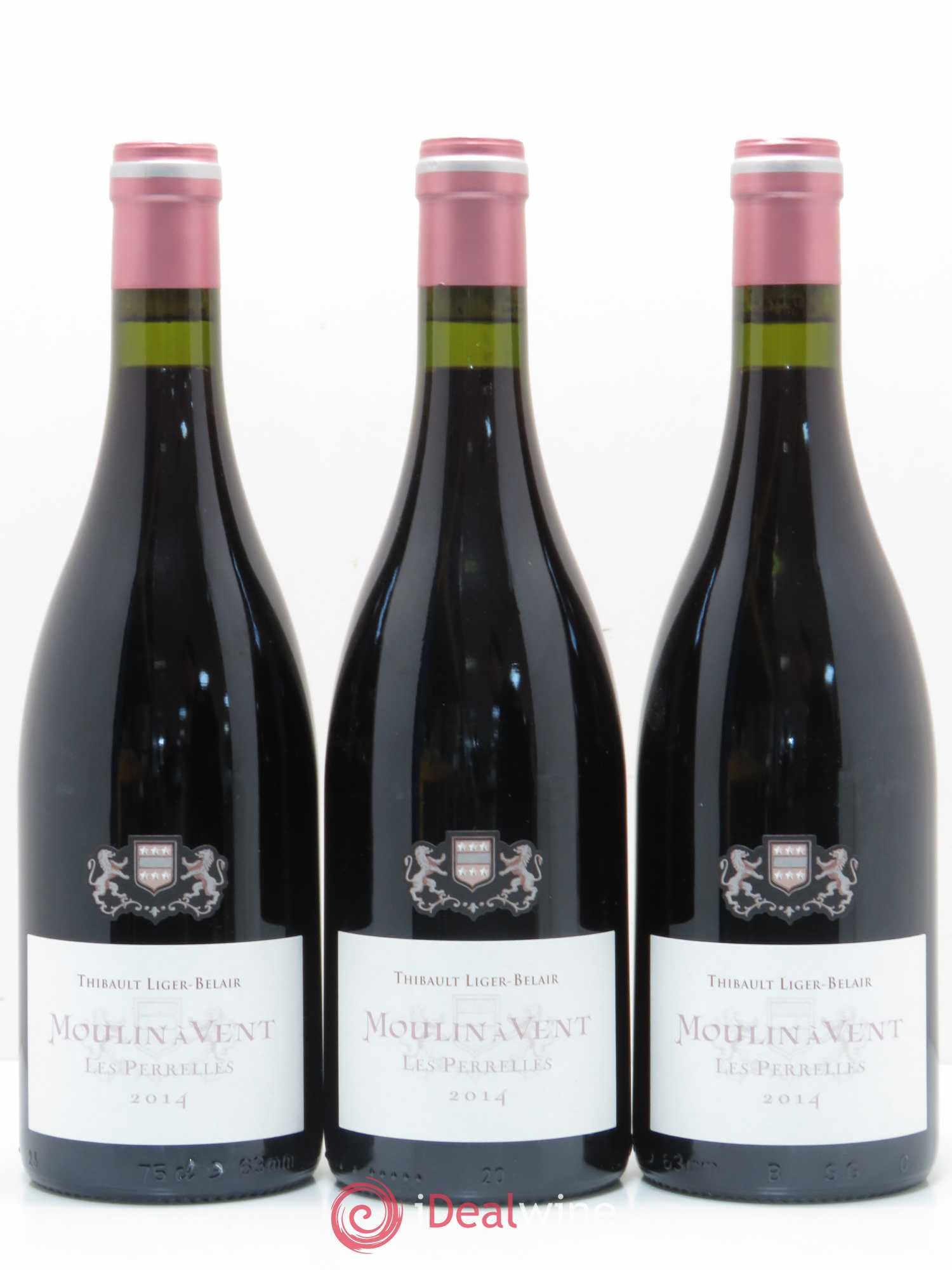 Moulin-à-Vent Les Perrelles Thibault Liger-Belair 2014 - Posten von 3 Flaschen - 0