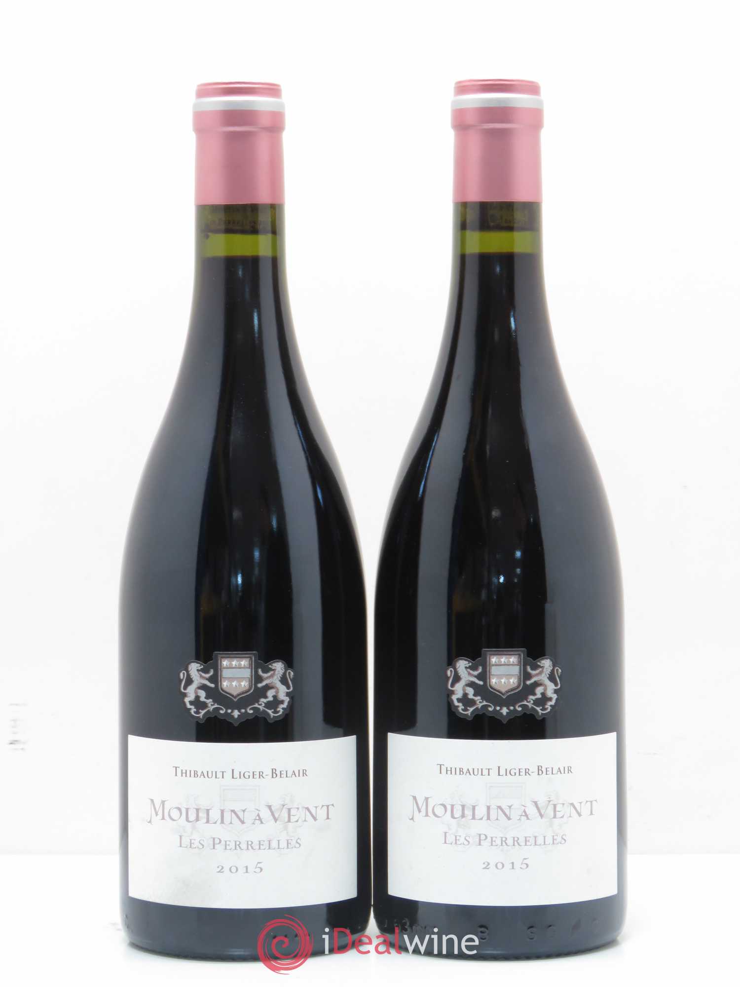 Moulin-à-Vent Les Perrelles Thibault Liger-Belair 2015 - Posten von 2 Flaschen - 0