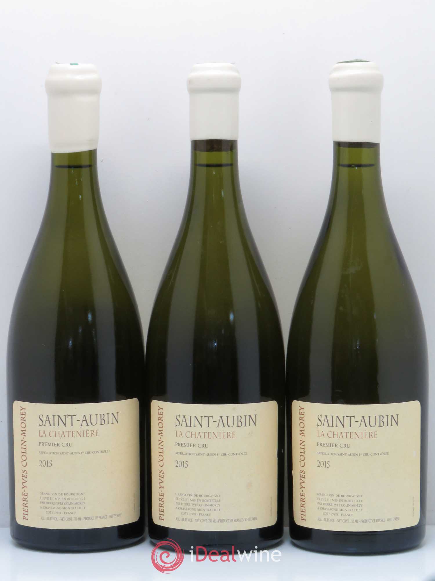 Saint-Aubin 1er Cru La Chatenière Pierre-Yves Colin Morey 2015 - Lot de 3 bouteilles - 0