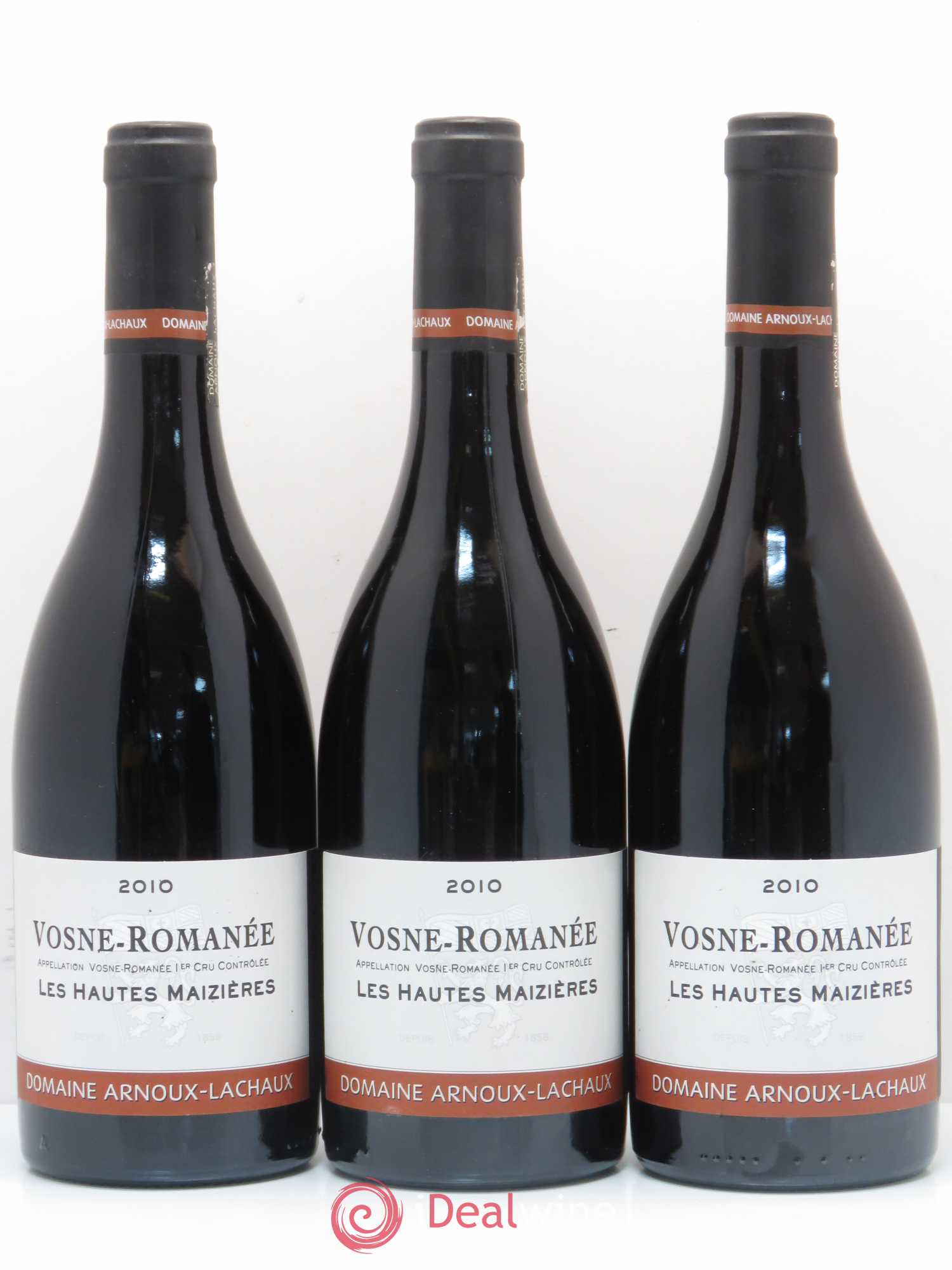 Vosne-Romanée Les Hautes Maizières Domaine Arnoux-Lachaux 2010 - Posten von 3 Flaschen - 0