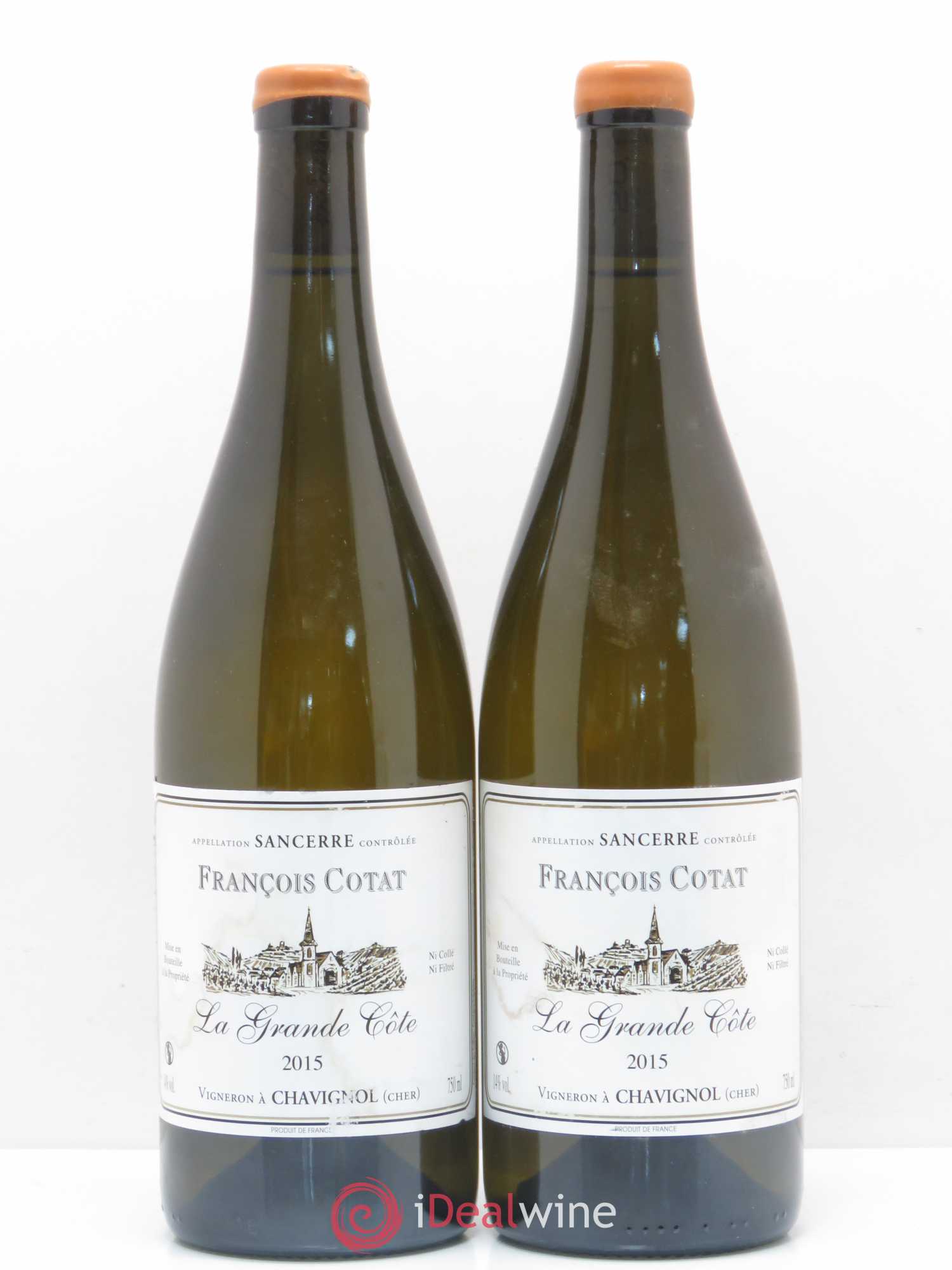Sancerre La Grande Côte François Cotat 2015 - Lot de 2 bouteilles - 0