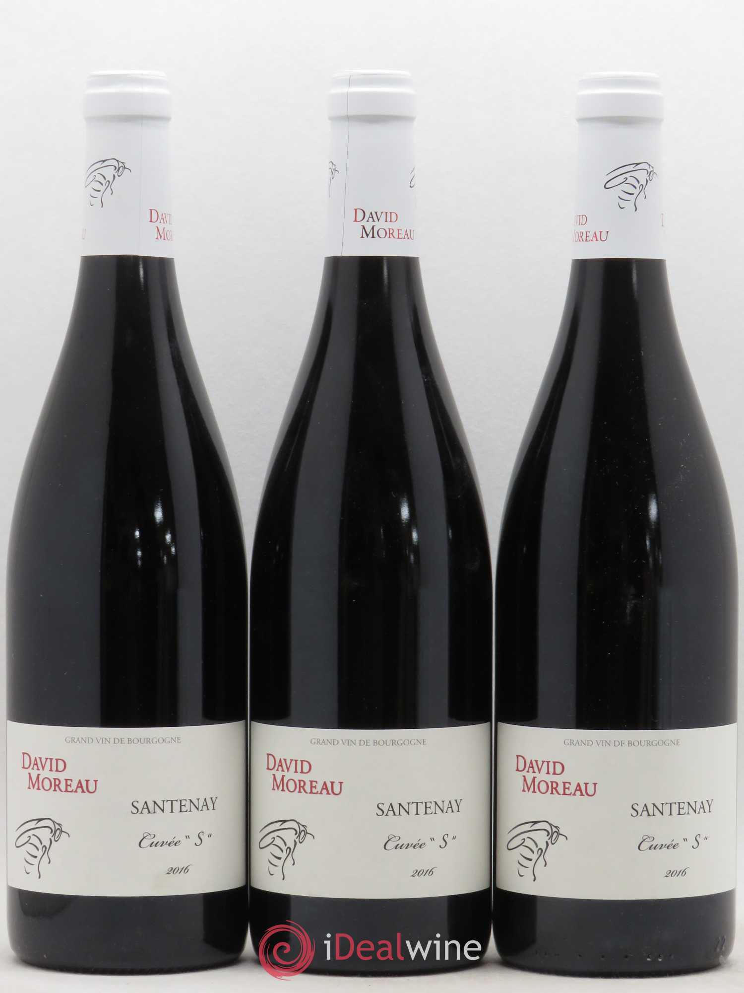 Santenay Cuvée S David Moreau 2016 - Lot de 3 bouteilles - 0