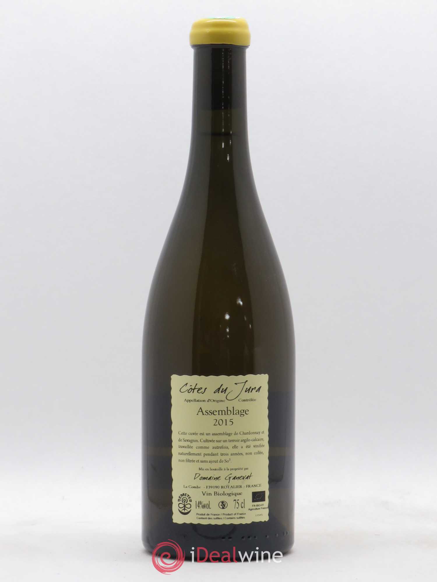 Côtes du Jura Cuvée Orégane Jean-François Ganevat (Domaine) 2015 - Lot de 1 bouteille - 1