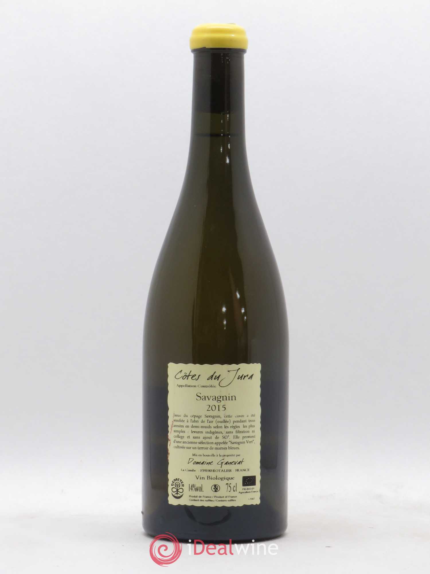 Côtes du Jura Les Chalasses Marnes Bleues Jean-François Ganevat (Domaine) 2015 - Lot de 1 bouteille - 1