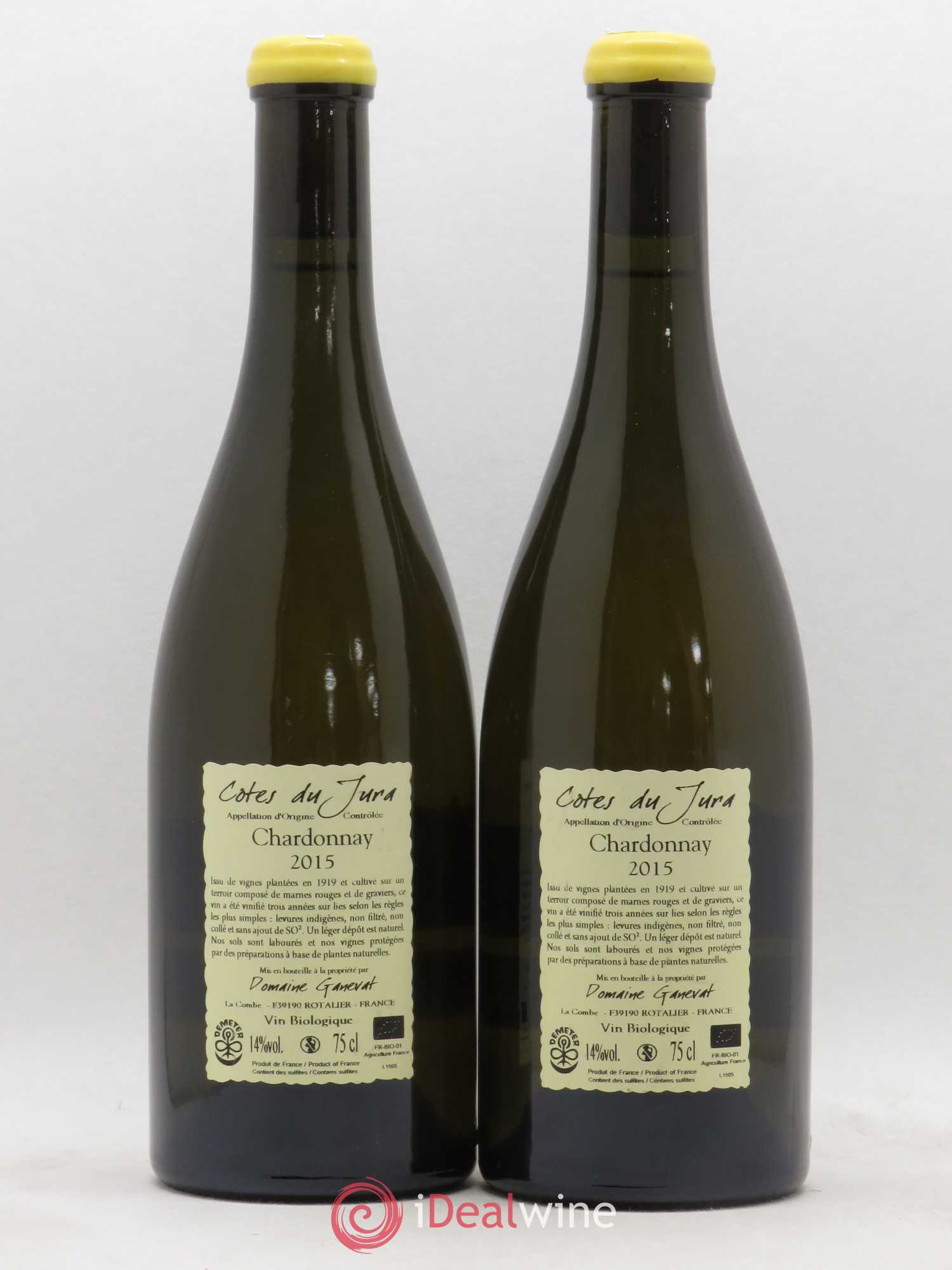 Côtes du Jura Les Grands Teppes Vieilles Vignes Jean-François Ganevat (Domaine) 2015 - Lot de 2 bouteilles - 1