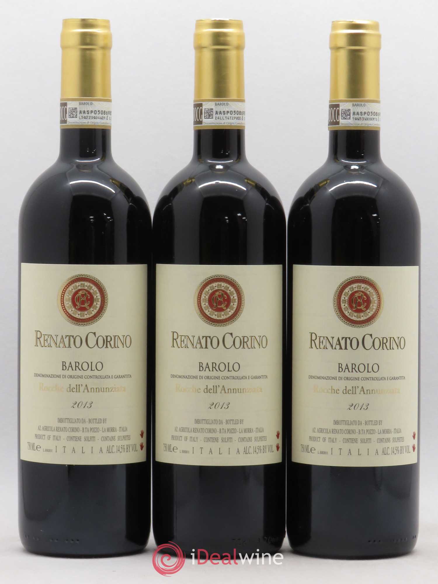 Barolo Renato Corino 2013 - Posten von 3 Flaschen - 0